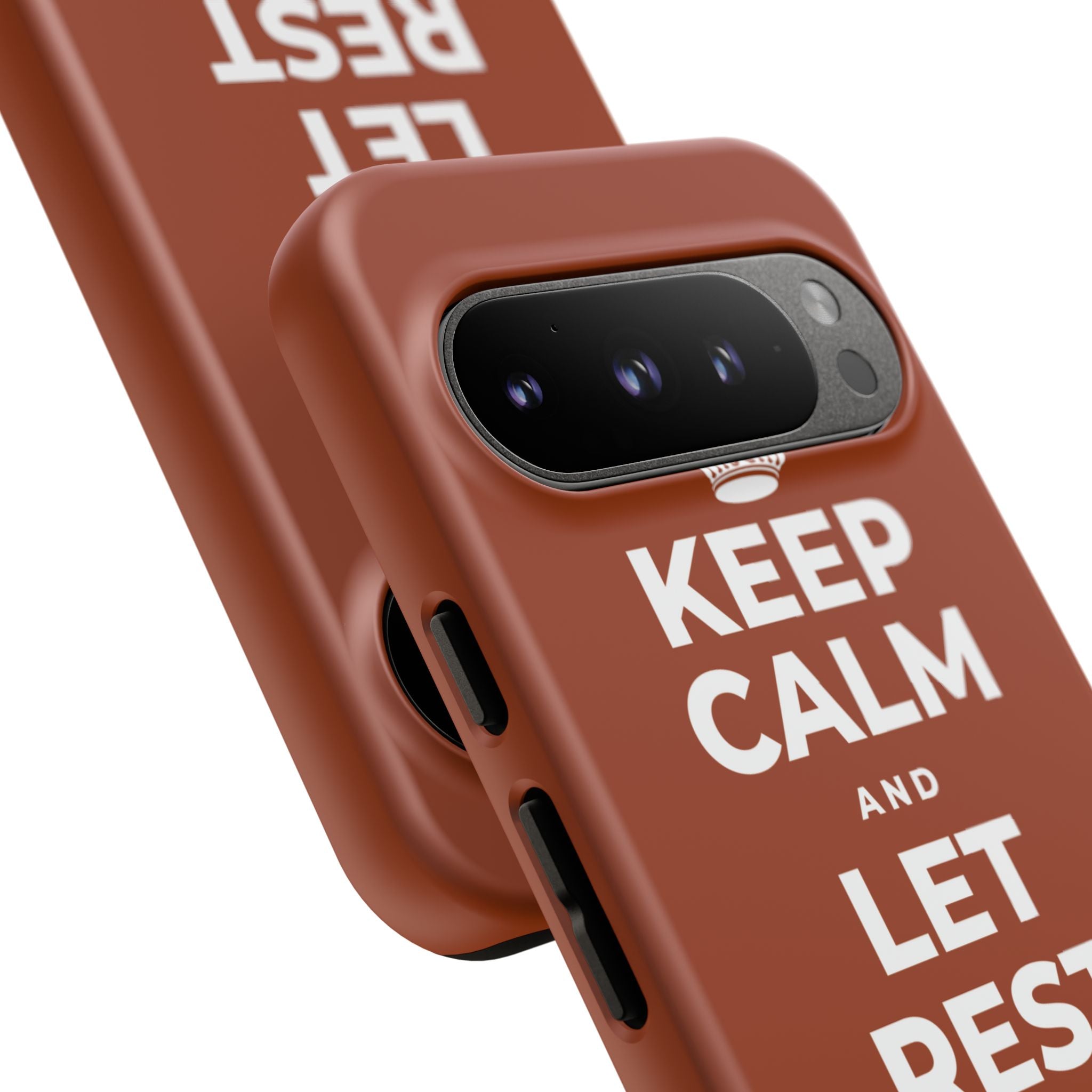 KEEP CALM AND LET REST DO ITS WORK Phone Case