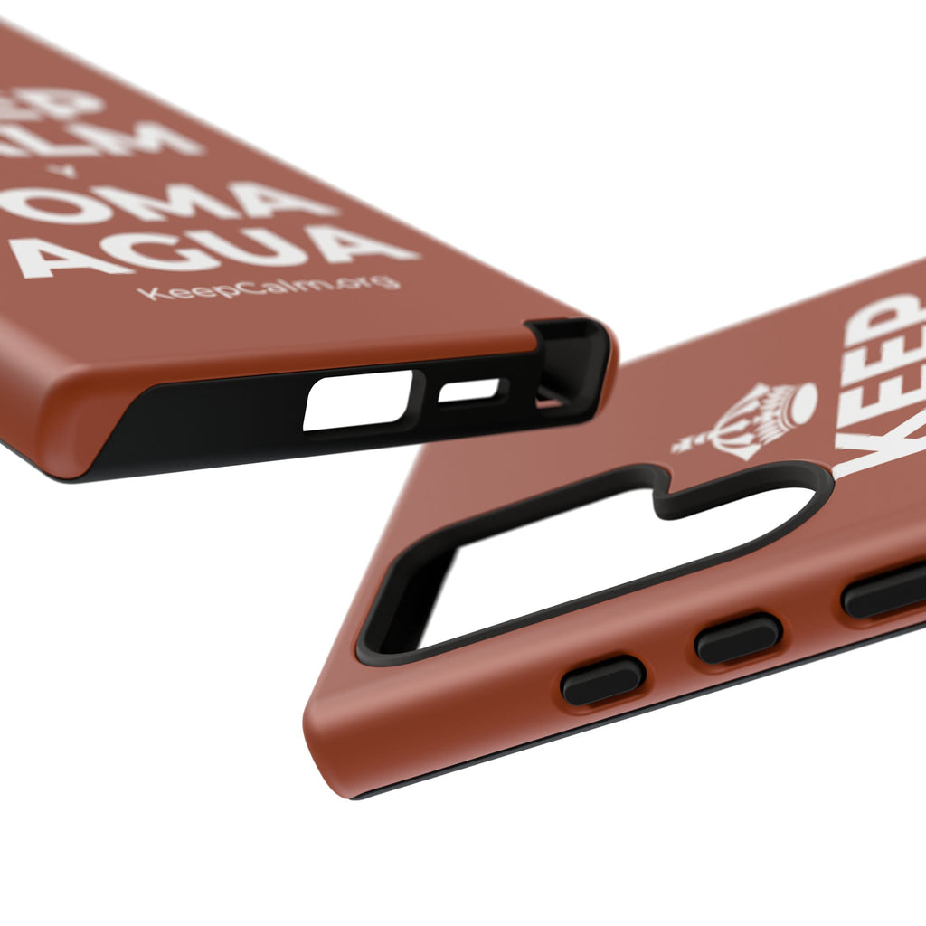 KEEP CALM Y TOMA AGUA Phone Case