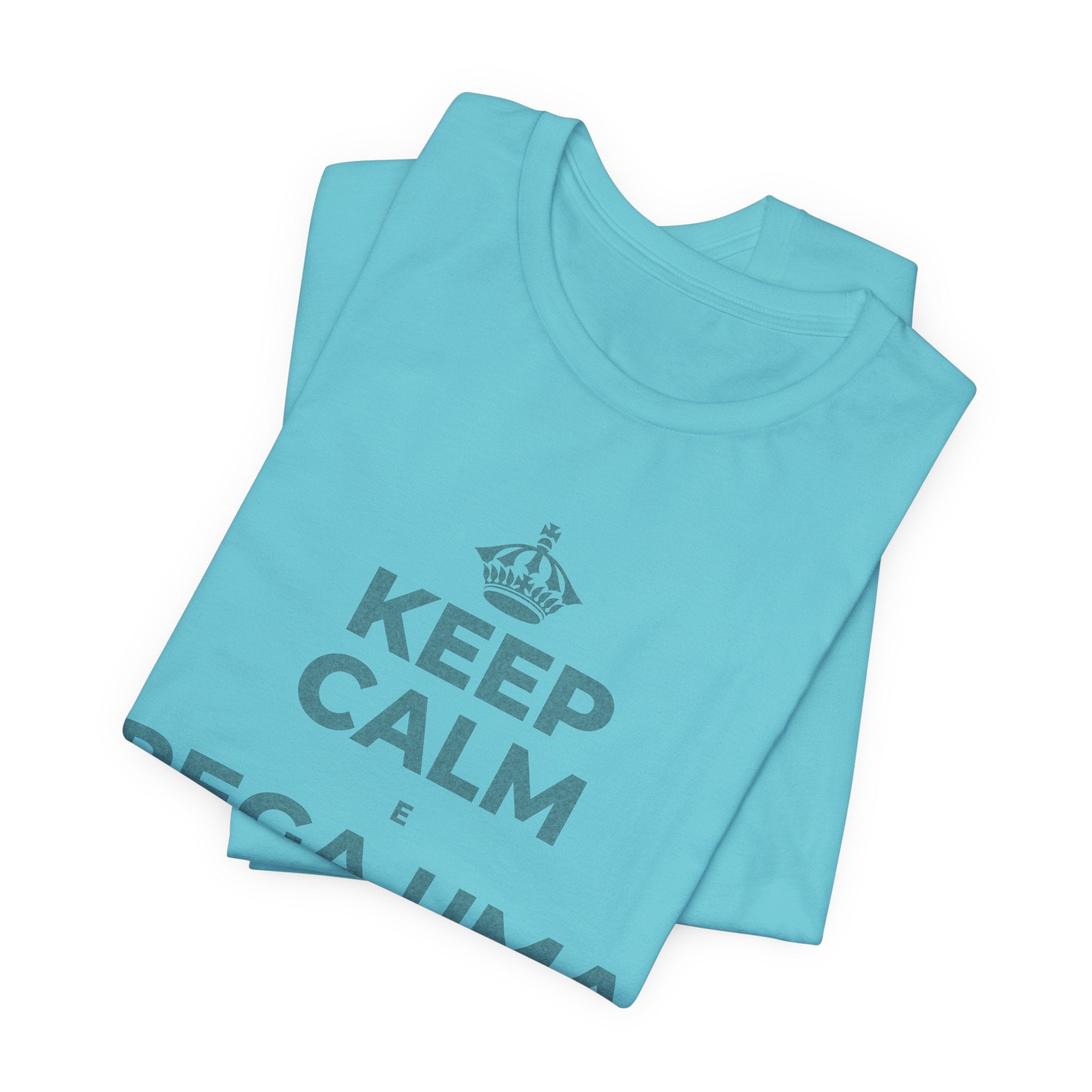 KEEP CALM E PEGA UMA AULA DE CADA VEZ T-Shirt (Soft Cream–Heather Mauve)