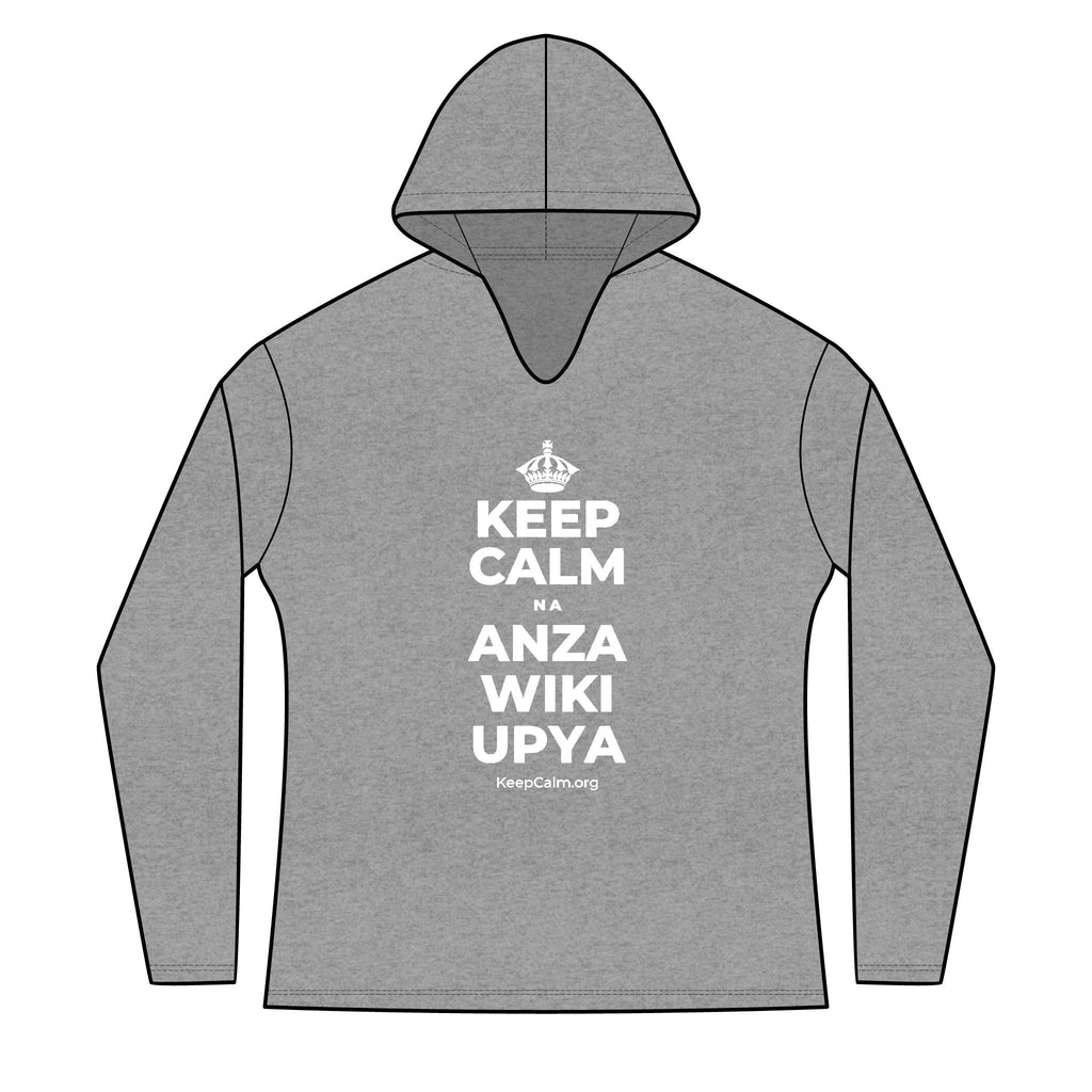 KEEP CALM NA ANZA WIKI UPYA Women's Long Sleeve Hoodie