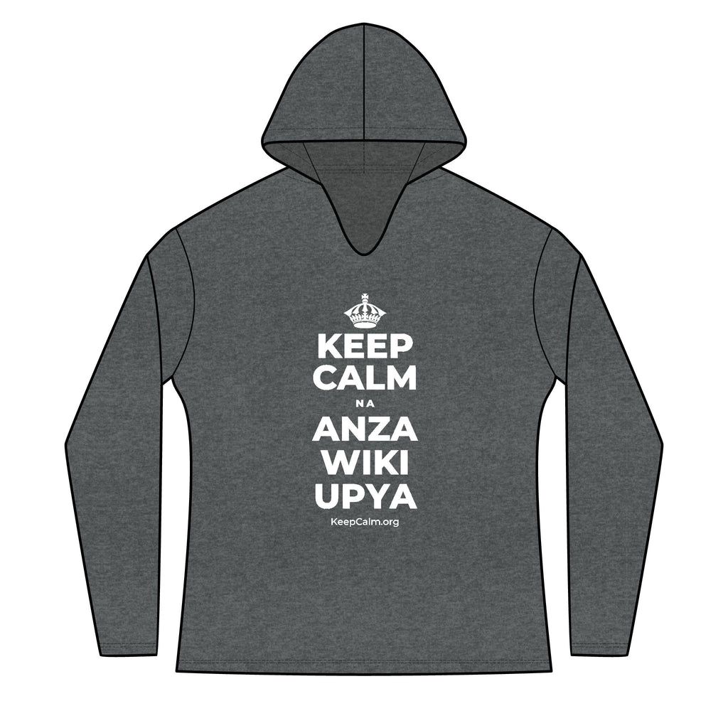 KEEP CALM NA ANZA WIKI UPYA Women's Long Sleeve Hoodie