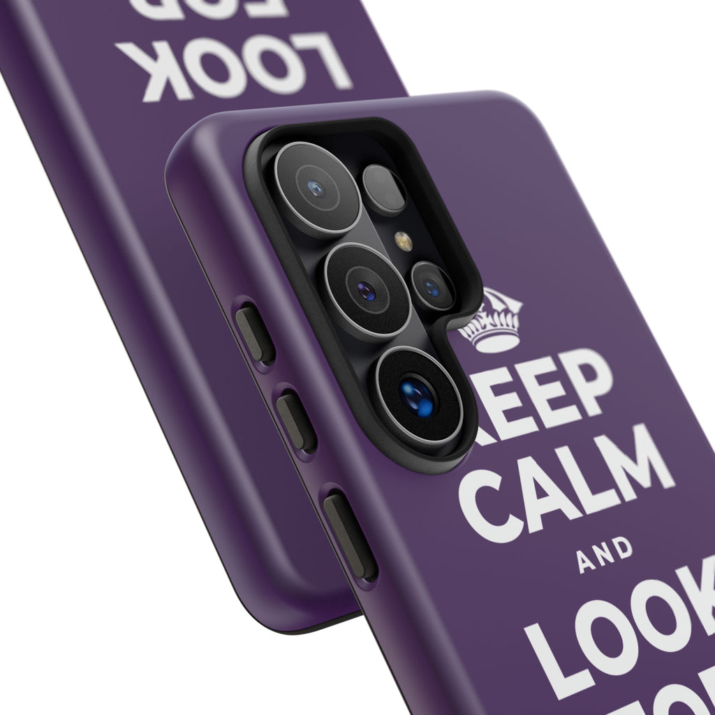 KEEP CALM AND LOOK FOR THE LIGHT Phone Case