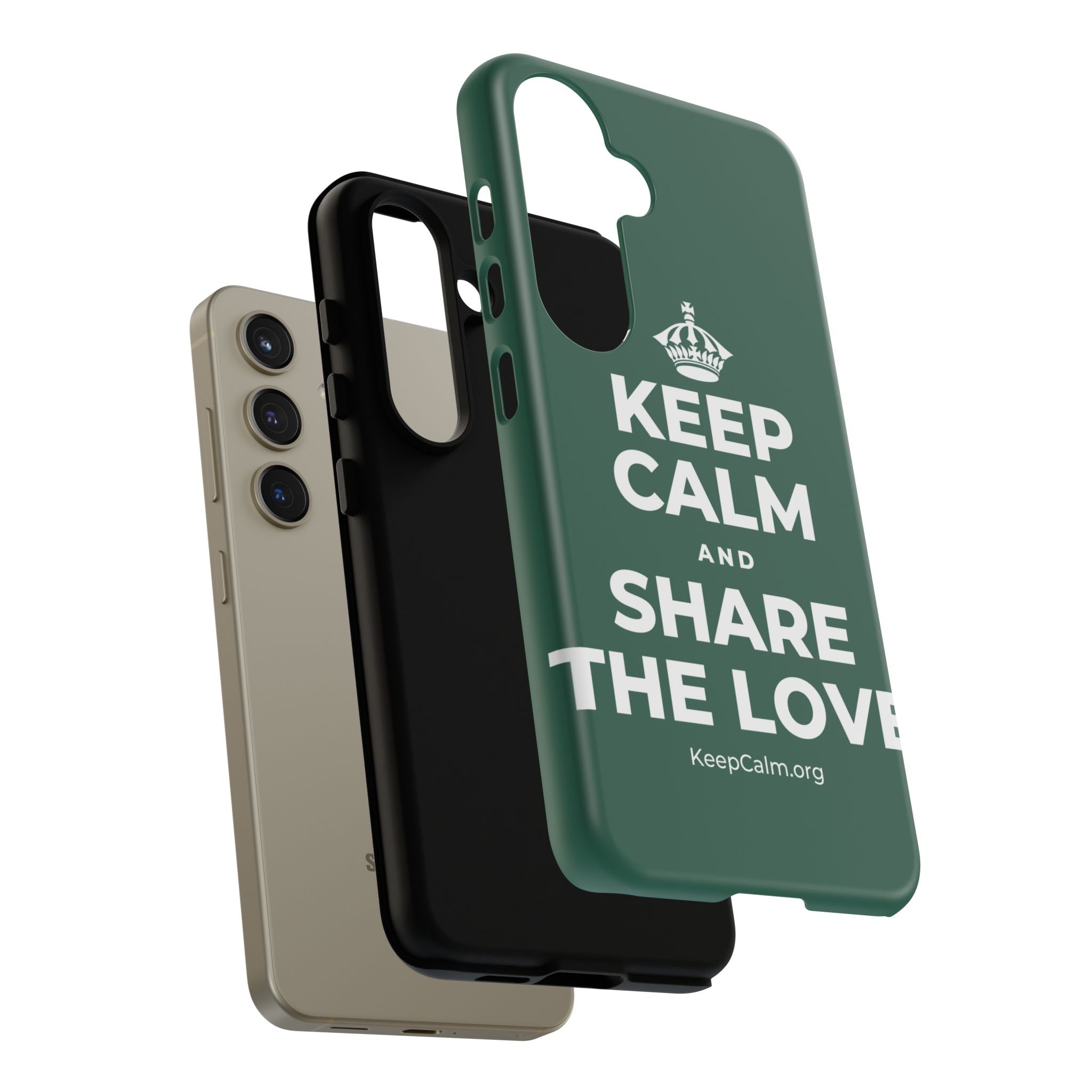 KEEP CALM AND SHARE THE LOVE Phone Case