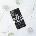 KEEP CALM AND 相信好事正在路上 Phone Case (Dark)
