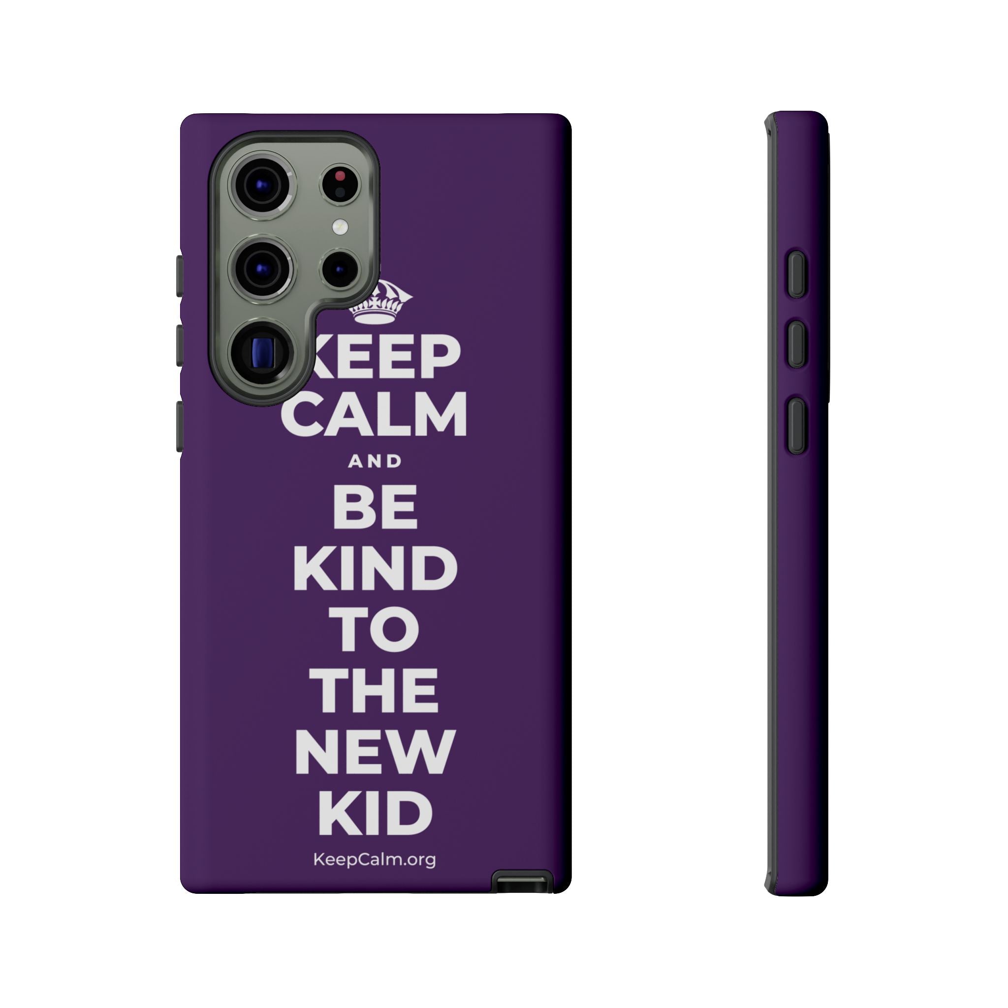 KEEP CALM AND BE KIND TO THE NEW KID Phone Case