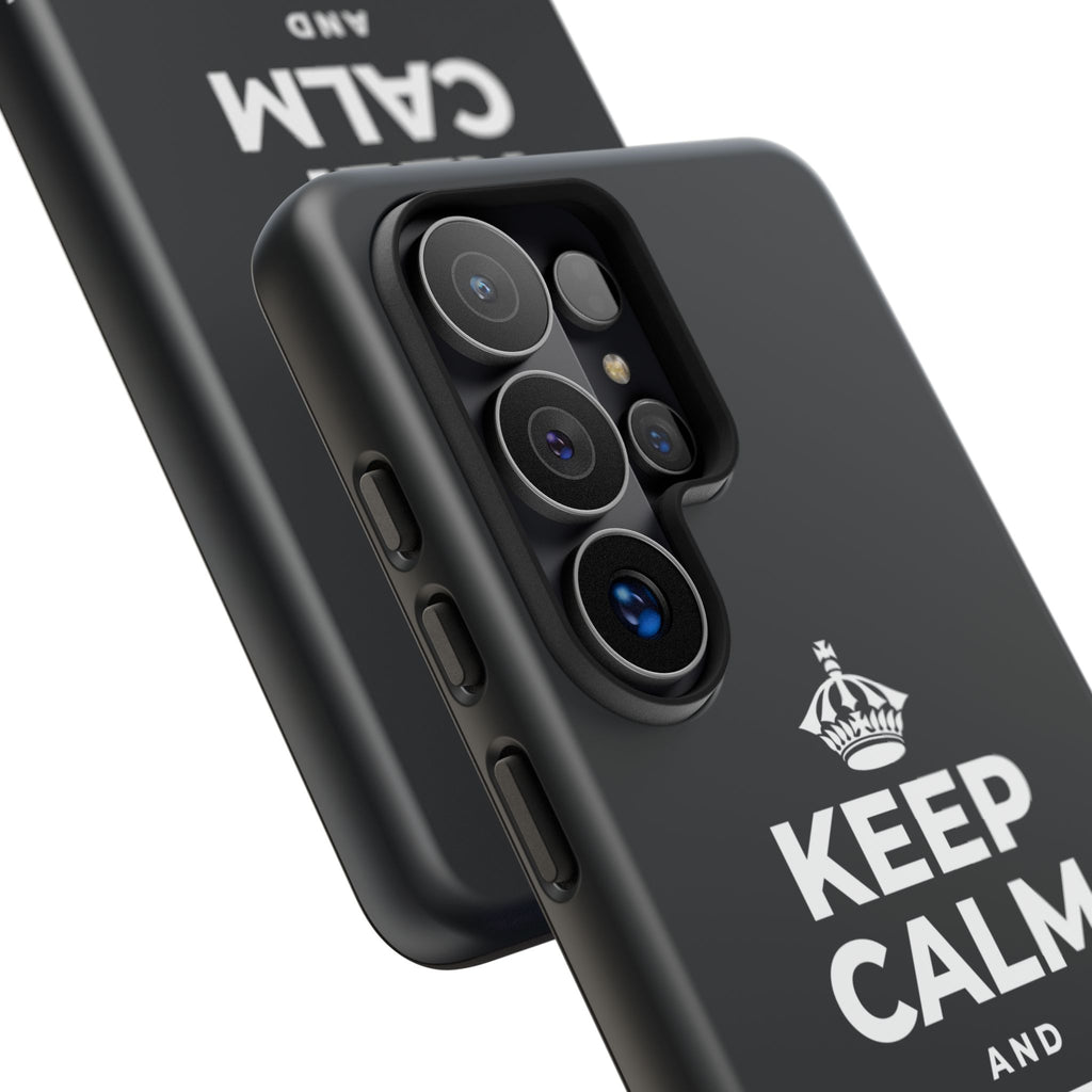 KEEP CALM AND UNCLENCH Phone Case (Dark)
