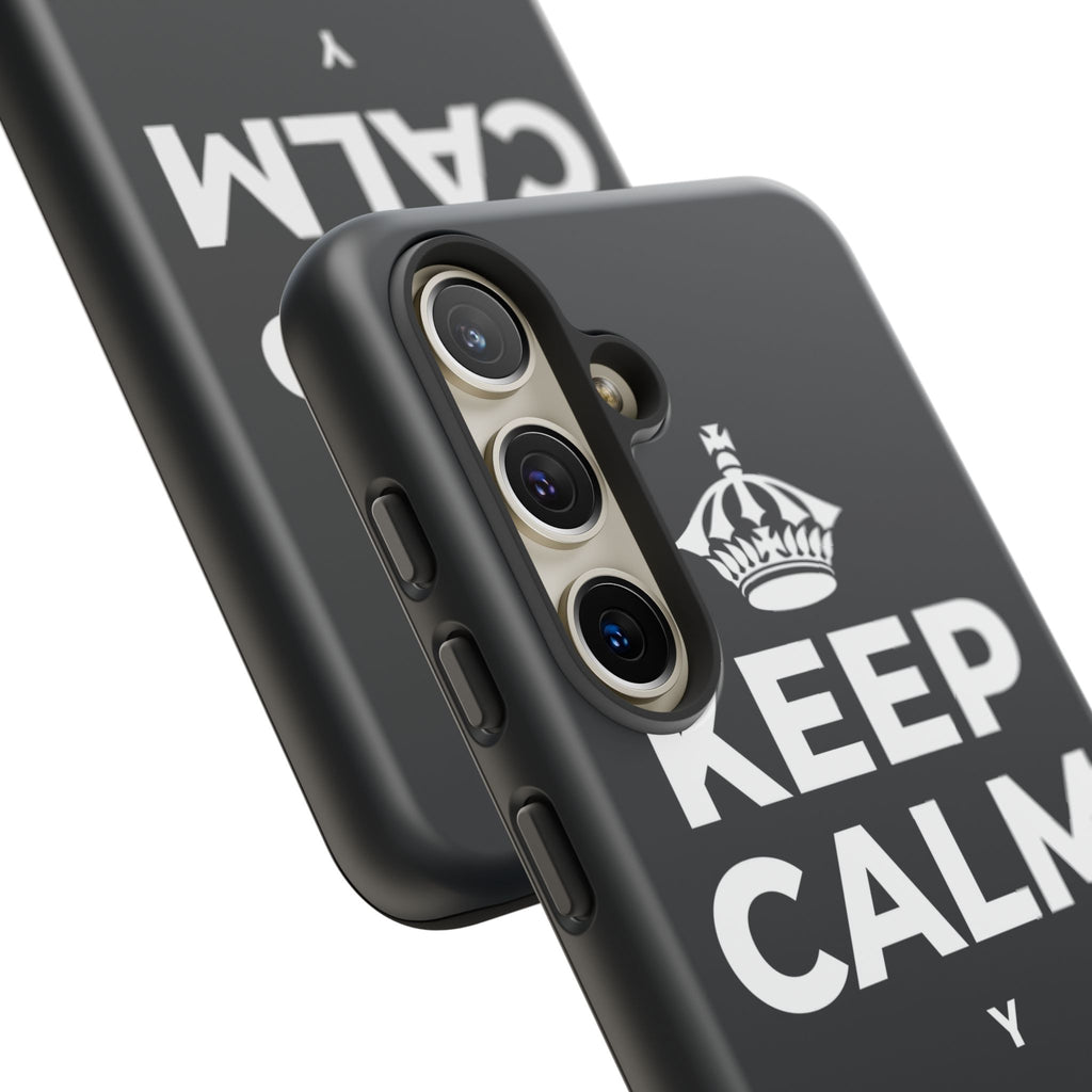 KEEP CALM Y TOMA AGUA Phone Case (Dark)
