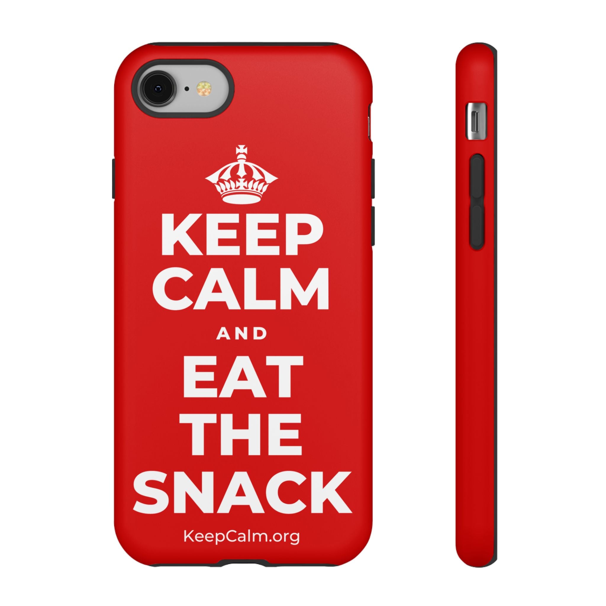 KEEP CALM AND EAT THE SNACK Phone Case
