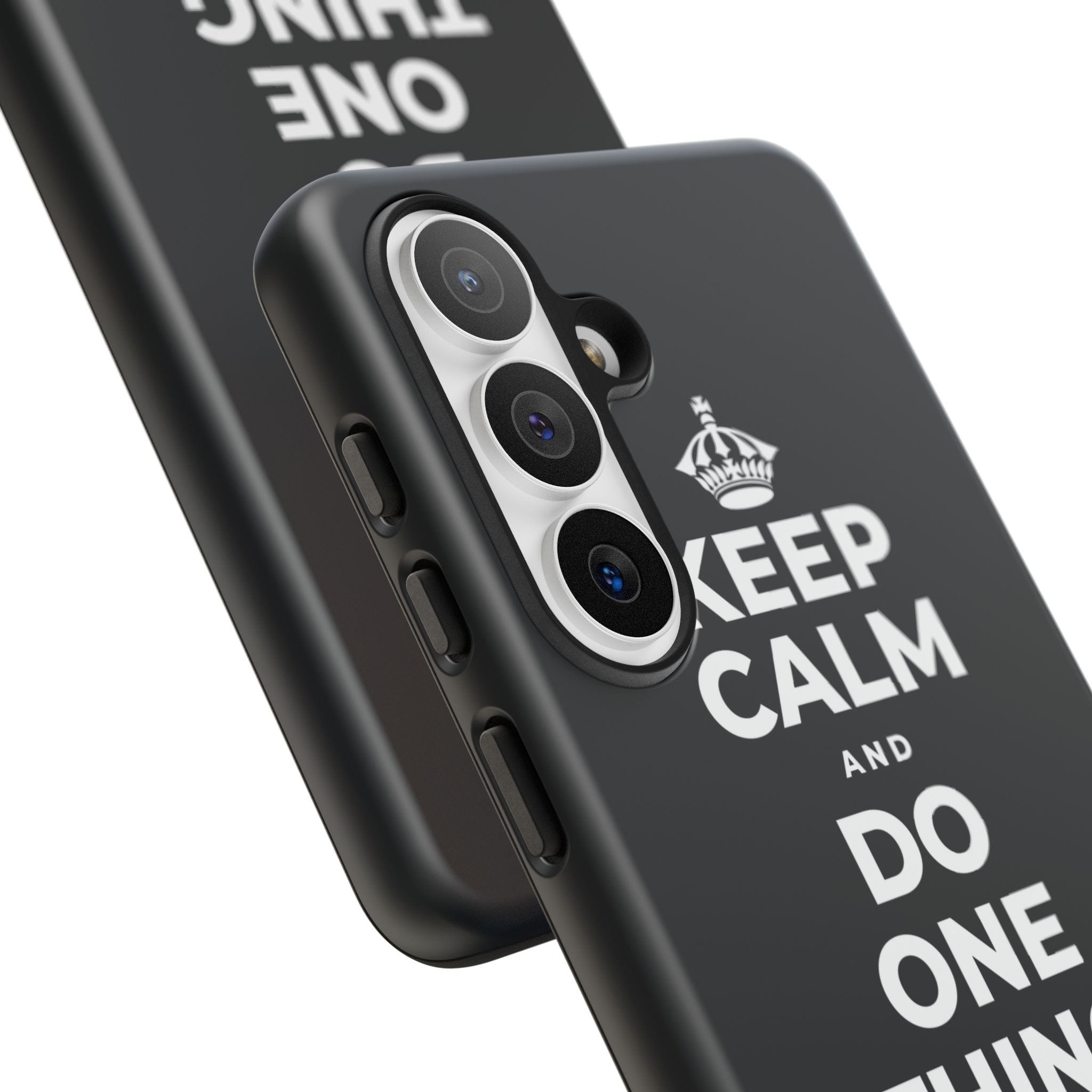 KEEP CALM AND DO ONE THING, THEN THE NEXT Phone Case (Dark)