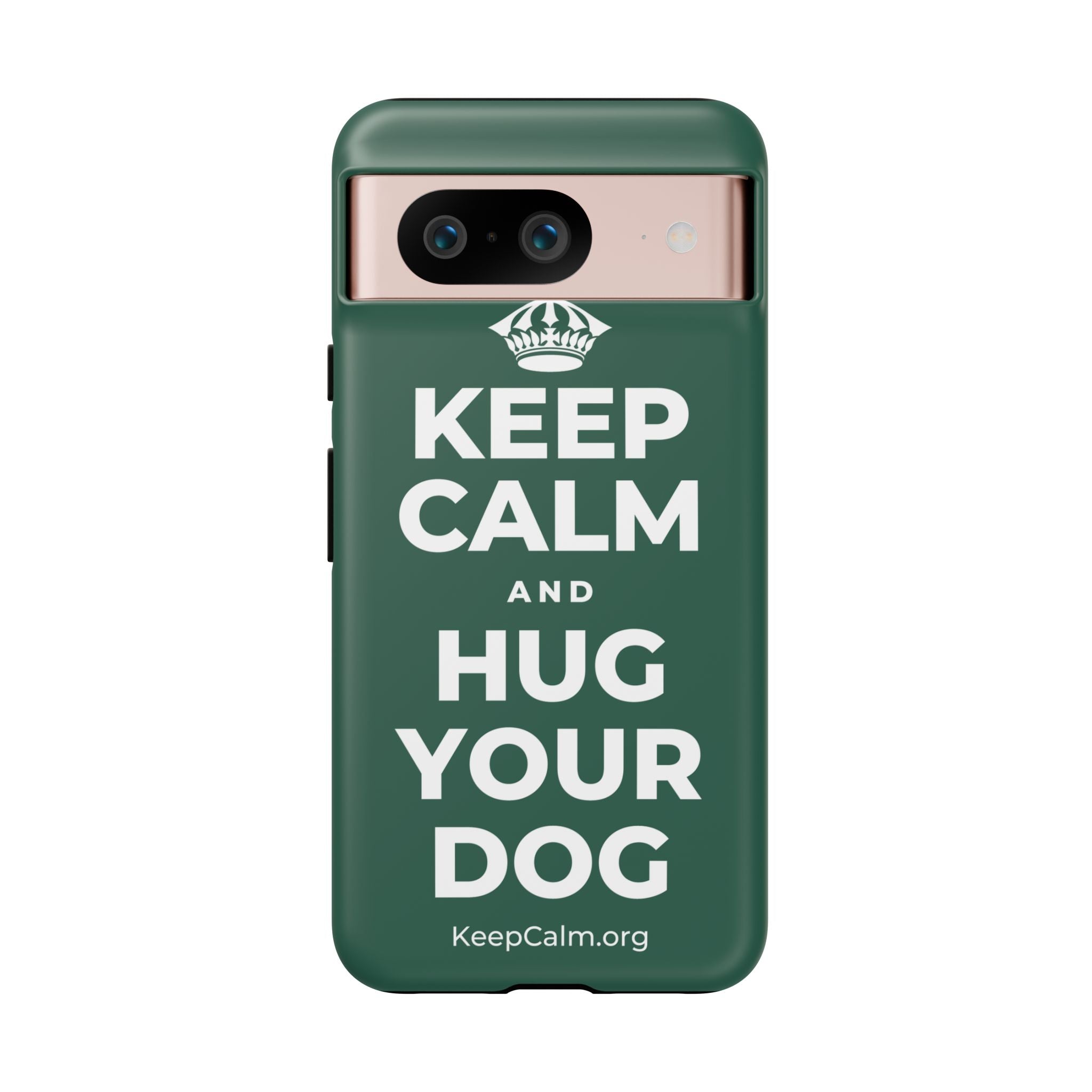 KEEP CALM AND HUG YOUR DOG Phone Case