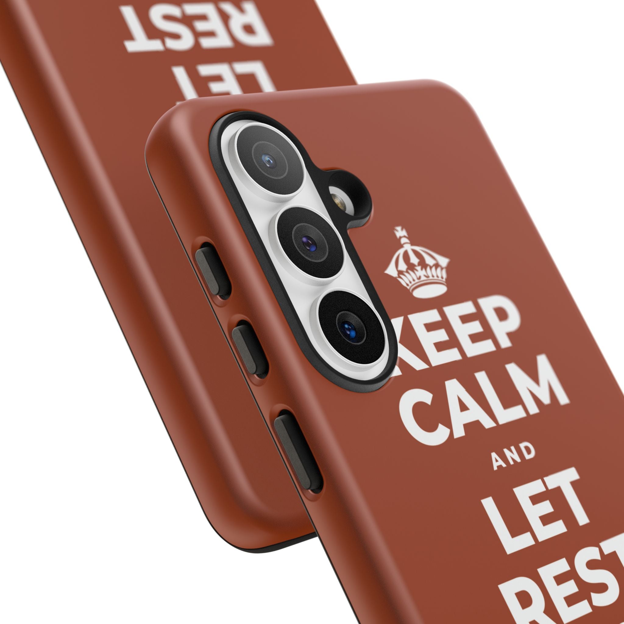 KEEP CALM AND LET REST DO ITS WORK Phone Case