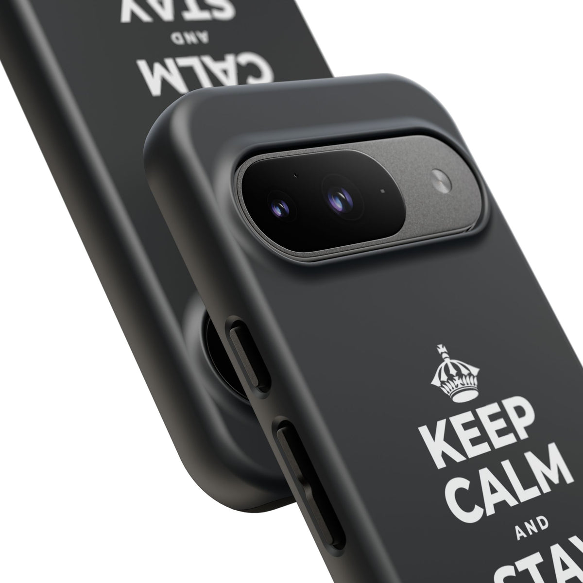 KEEP CALM AND STAY UNBOTHERED Phone Case (Dark)