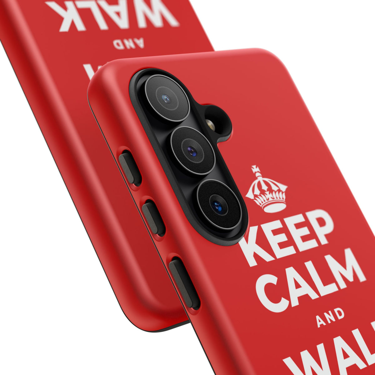 KEEP CALM AND WALK AND LISTEN Phone Case
