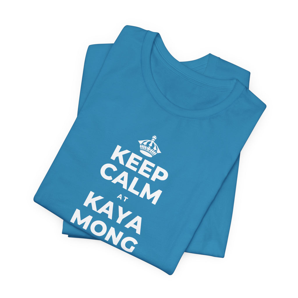 KEEP CALM AT KAYA MONG MATUTO NG KAHIT ANO T-Shirt (White–Asphalt)