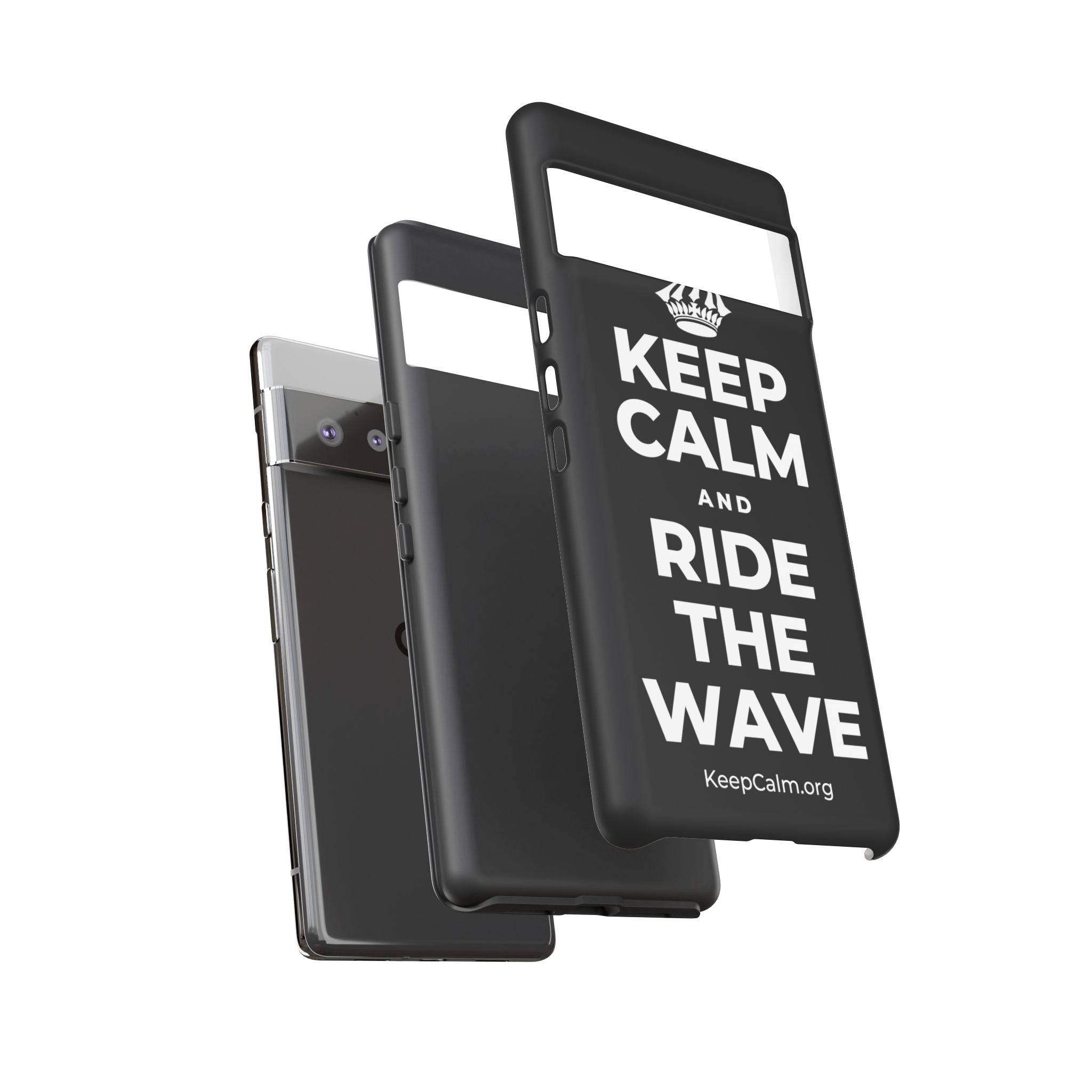 KEEP CALM AND RIDE THE WAVE Phone Case