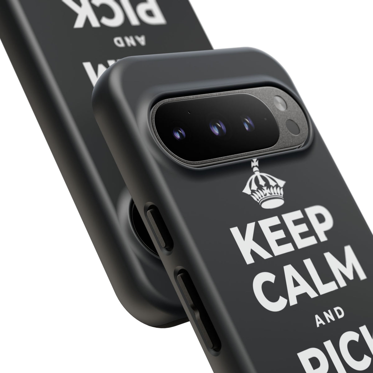 KEEP CALM AND PICK YOUR BATTLE Phone Case (Dark)