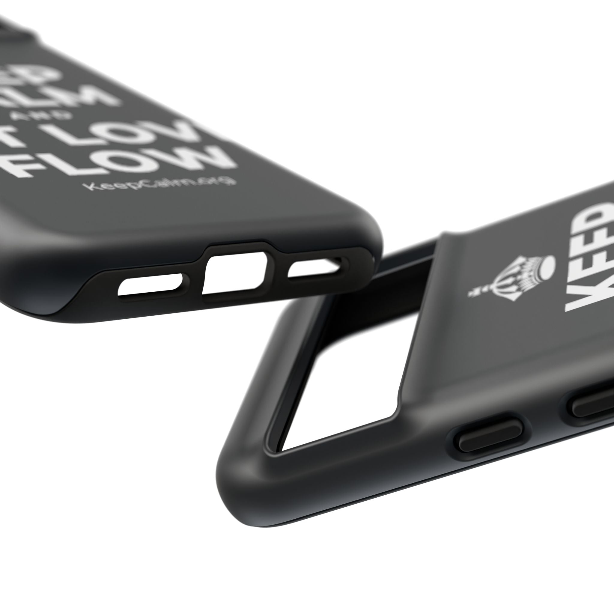 KEEP CALM AND LET LOVE FLOW Phone Case (Dark)