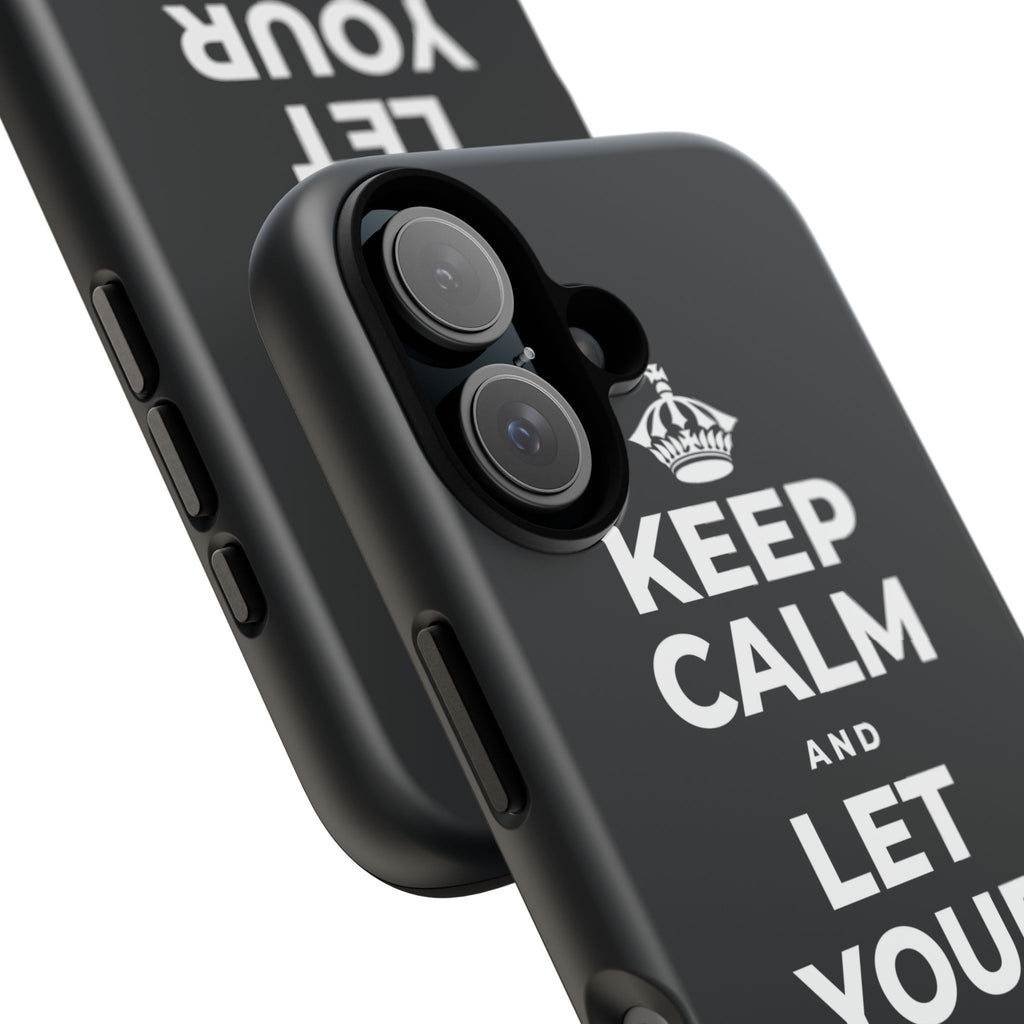 KEEP CALM AND LET YOUR FEELINGS MAKE SENSE Phone Case (Dark)