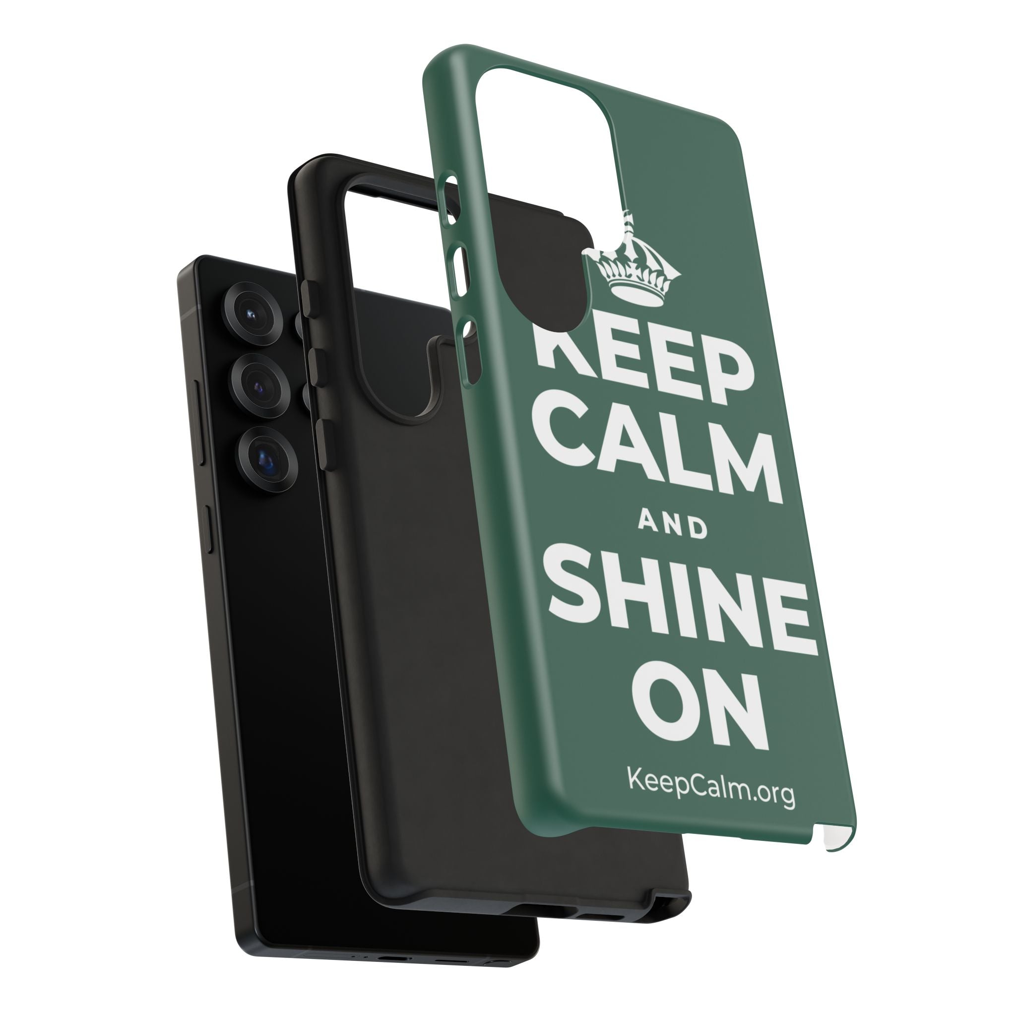KEEP CALM AND SHINE ON Phone Case
