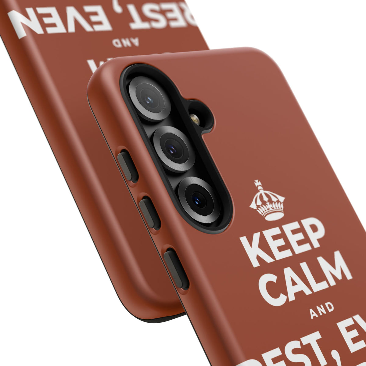 KEEP CALM AND REST, EVEN WIDE AWAKE Phone Case