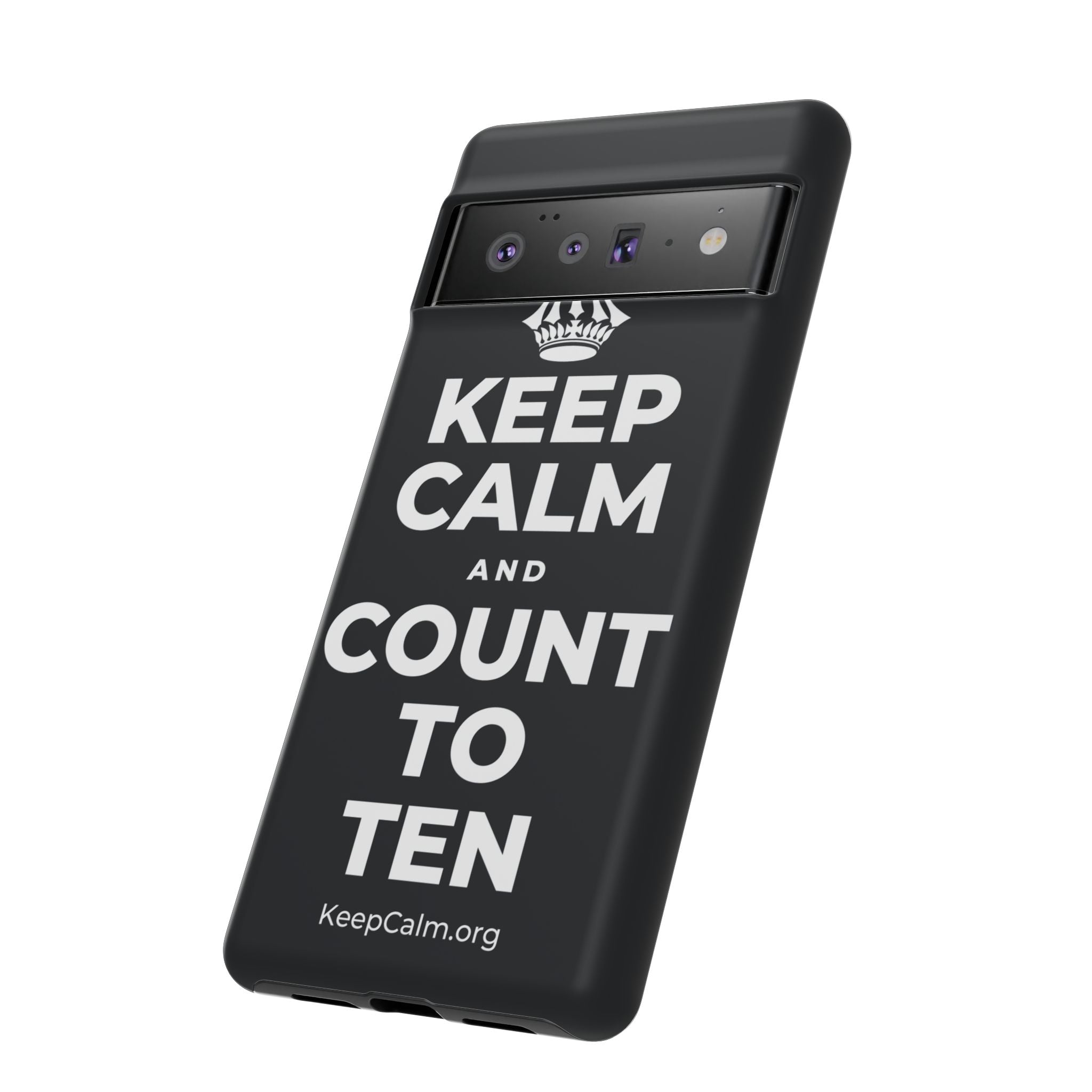 KEEP CALM AND COUNT TO TEN Phone Case (Dark)