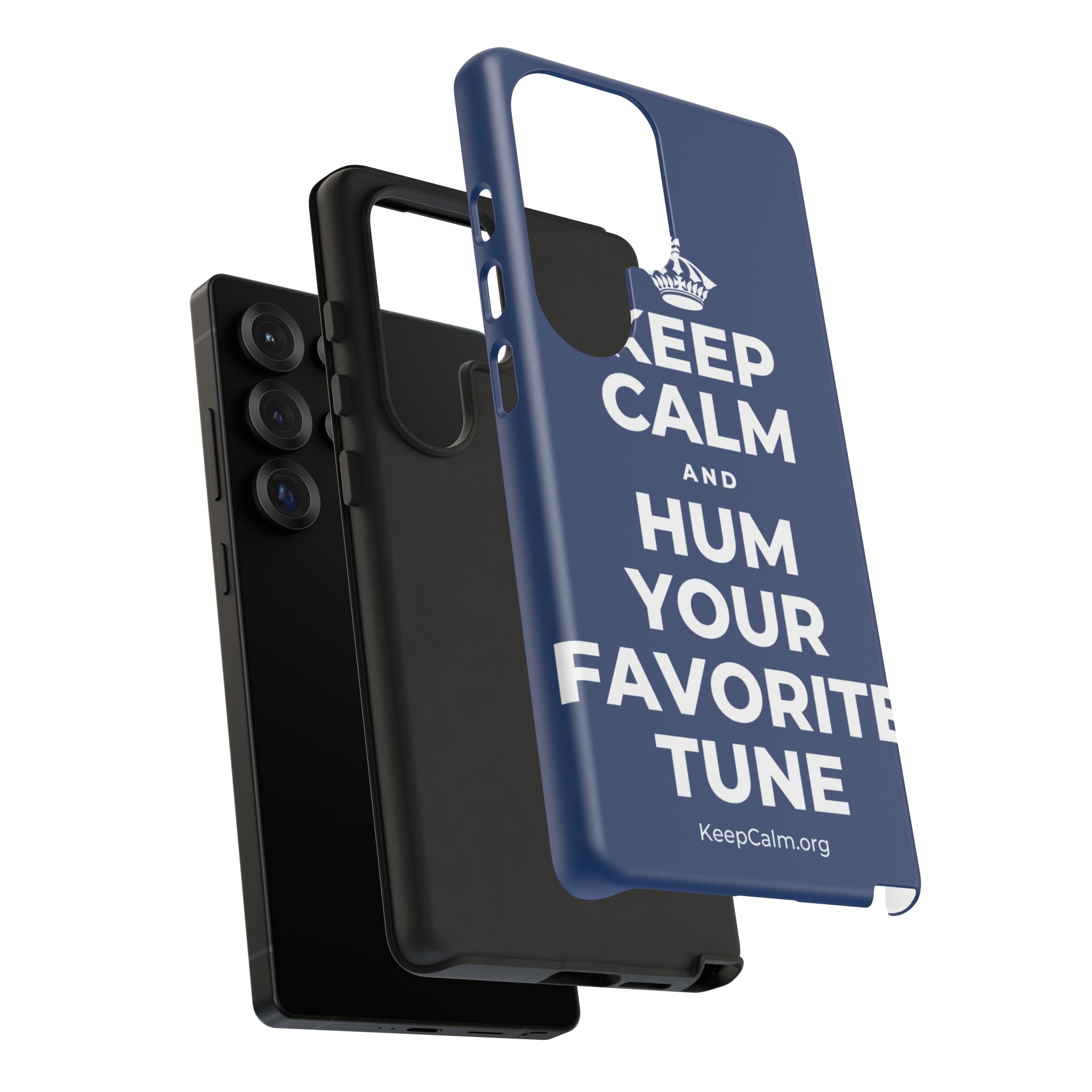 KEEP CALM AND HUM YOUR FAVORITE TUNE Phone Case