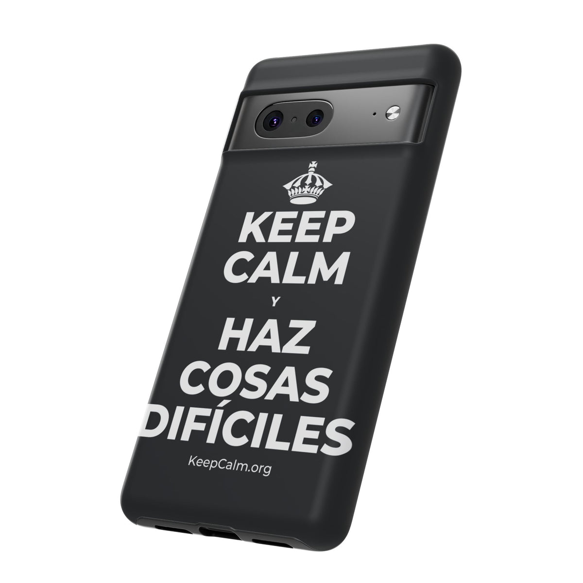 KEEP CALM Y HAZ COSAS DIFÍCILES Phone Case (Dark)