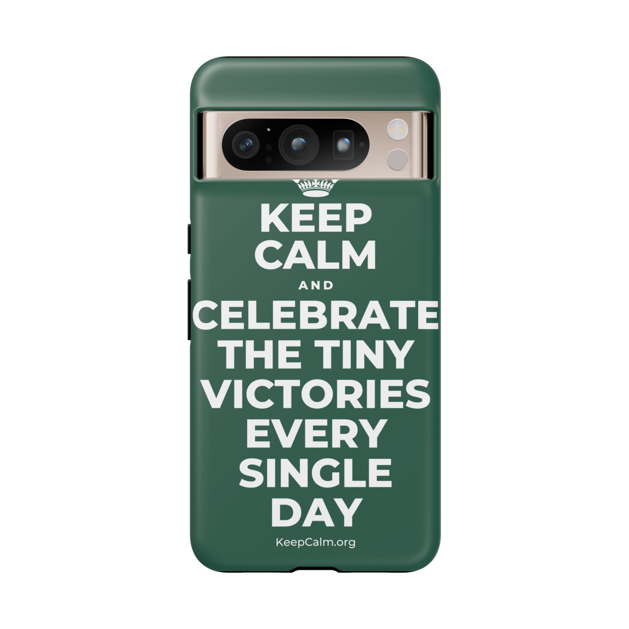 KEEP CALM AND CELEBRATE THE TINY VICTORIES EVERY SINGLE DAY Phone Case