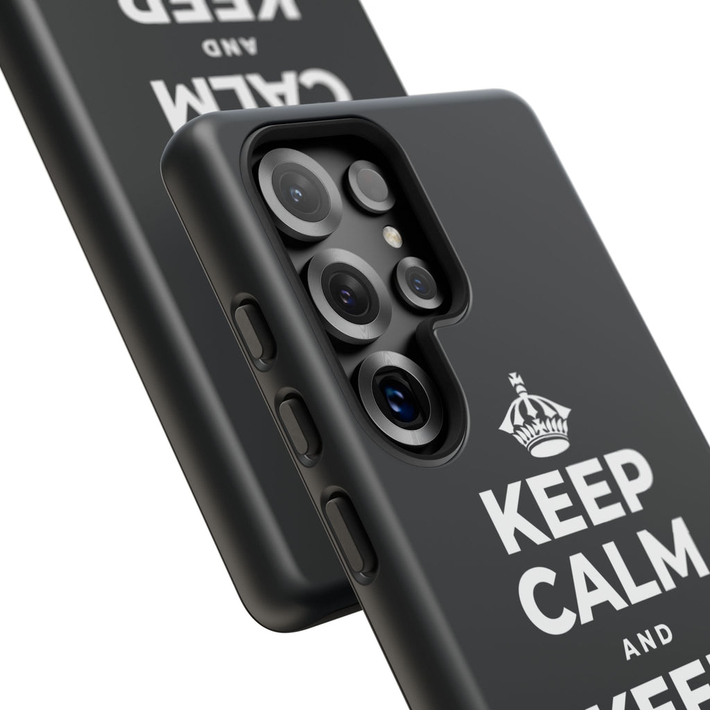 KEEP CALM AND KEEP DREAMING Phone Case (Dark)