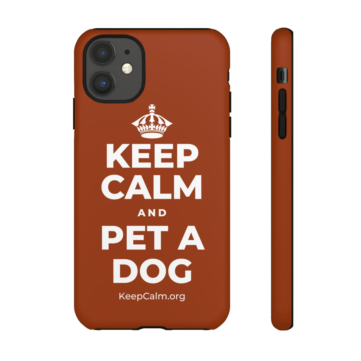 KEEP CALM AND PET A DOG Phone Case