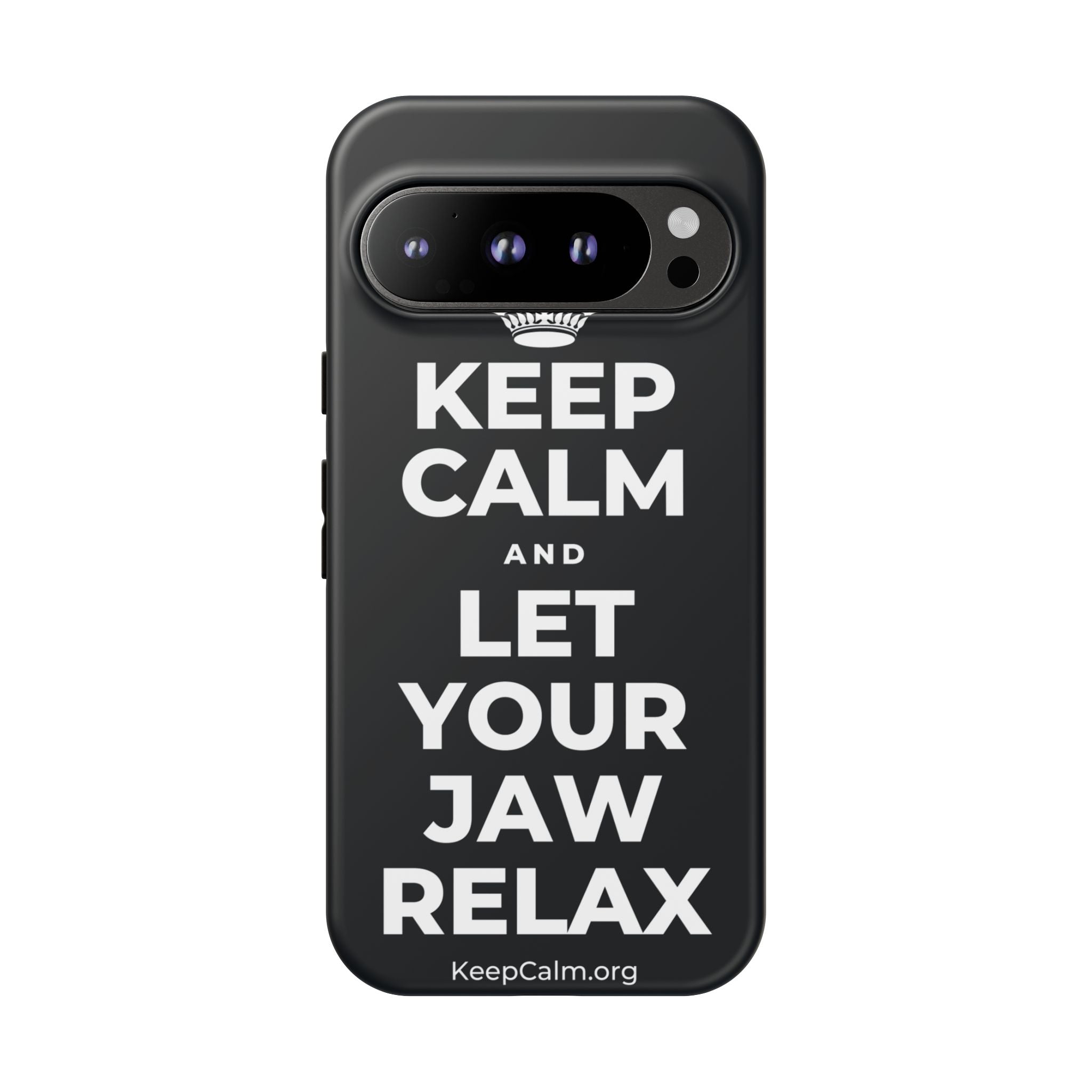 KEEP CALM AND LET YOUR JAW RELAX Phone Case (Dark)
