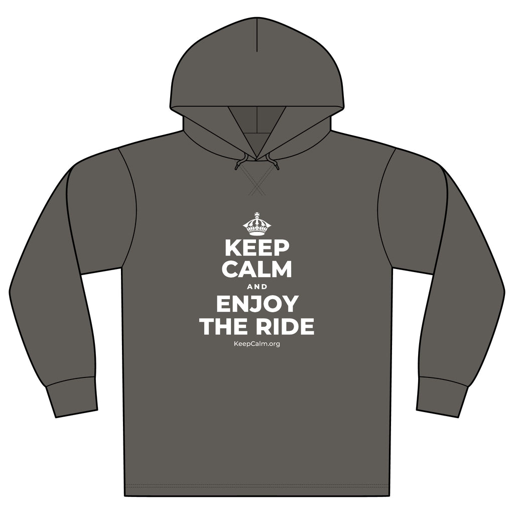 KEEP CALM AND ENJOY THE RIDE Organic Hoodie Tee