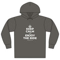 KEEP CALM AND ENJOY THE RIDE Organic Hoodie Tee