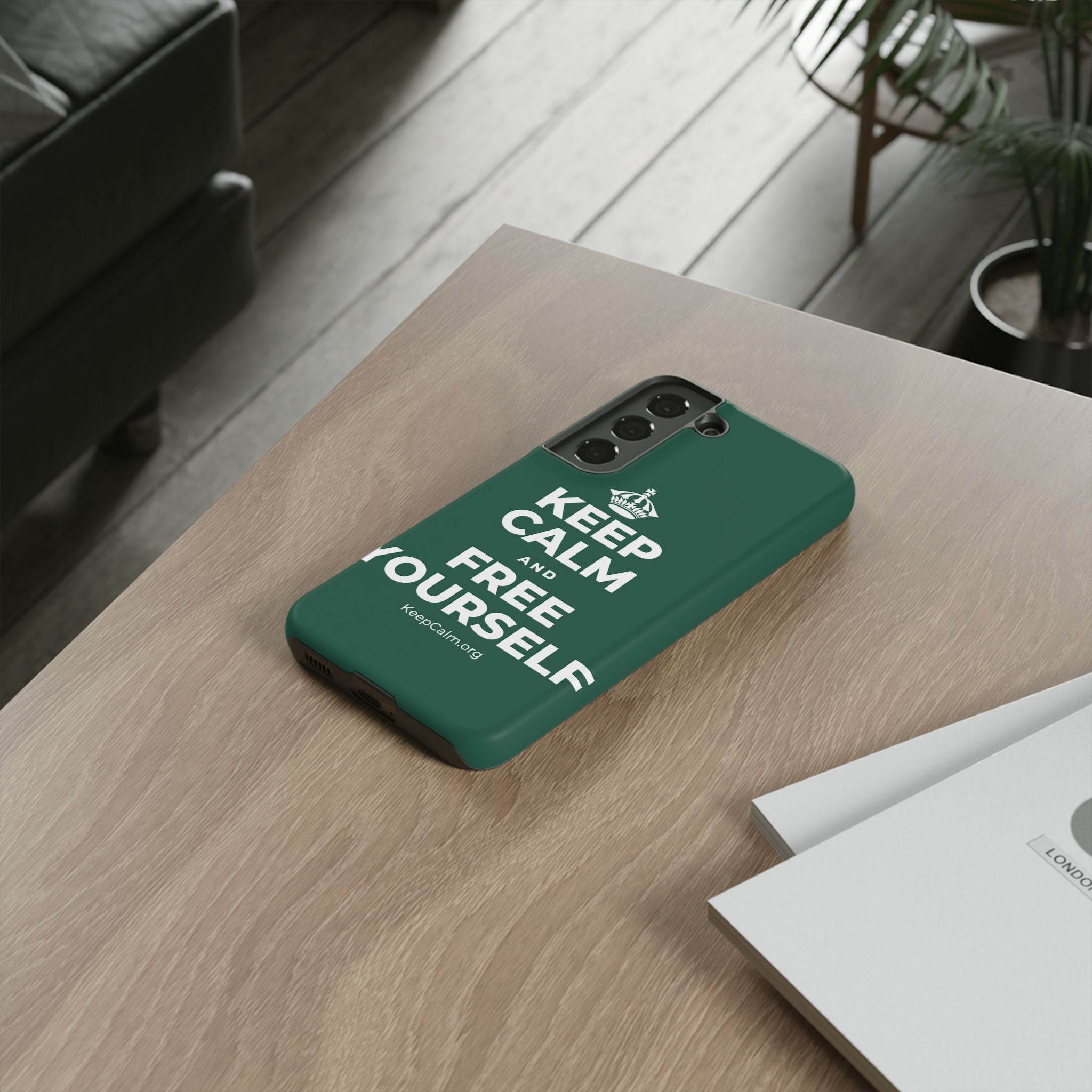 KEEP CALM AND FREE YOURSELF Phone Case