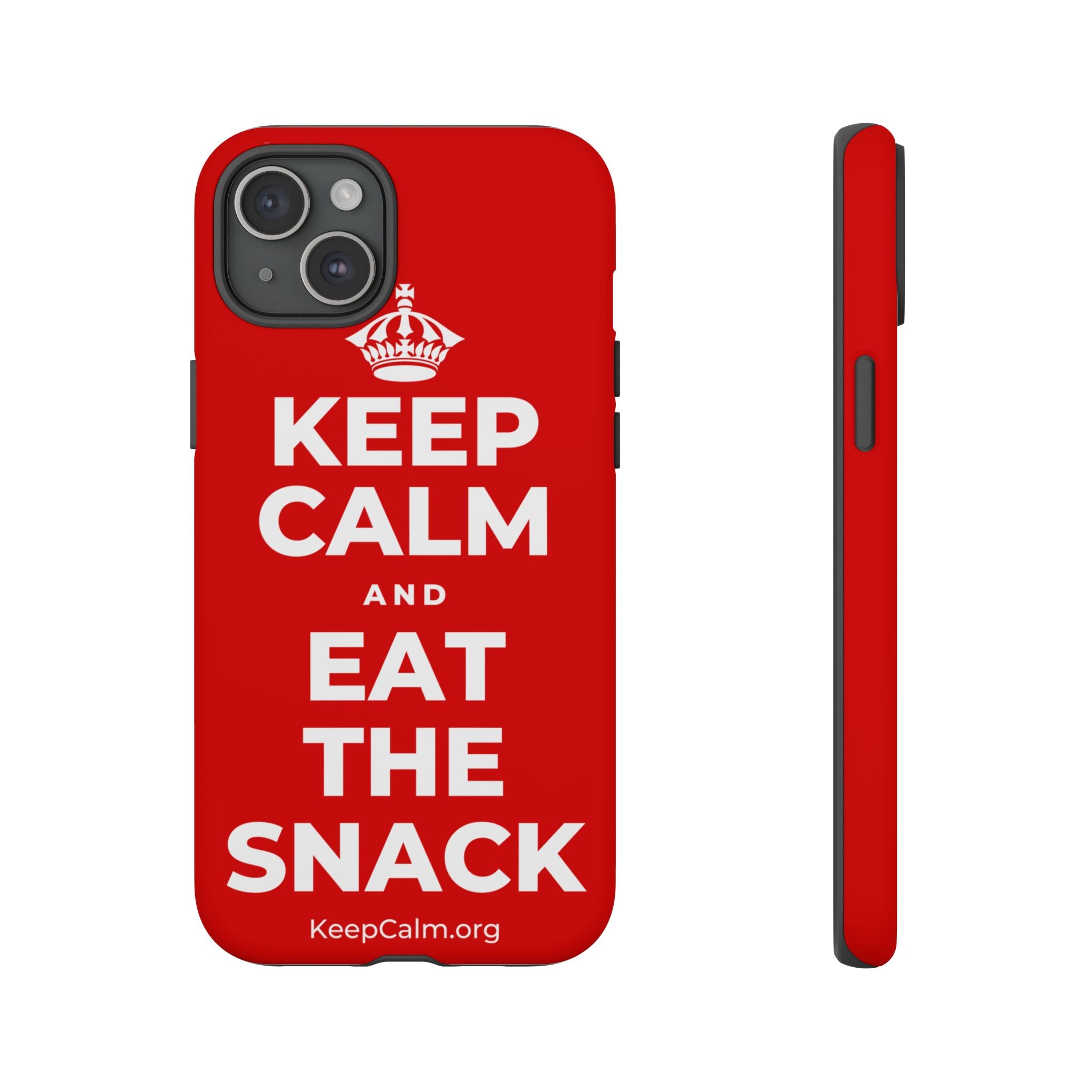 KEEP CALM AND EAT THE SNACK Phone Case