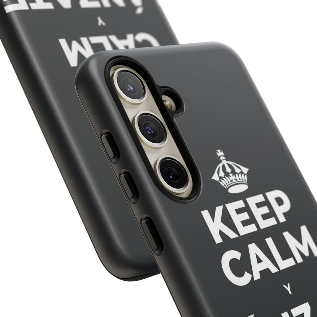 KEEP CALM Y LÁNZATE AL AGUA Phone Case (Dark)