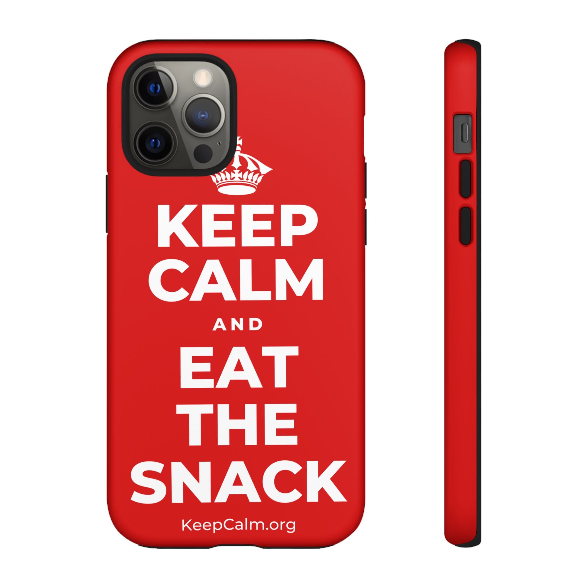 KEEP CALM AND EAT THE SNACK Phone Case