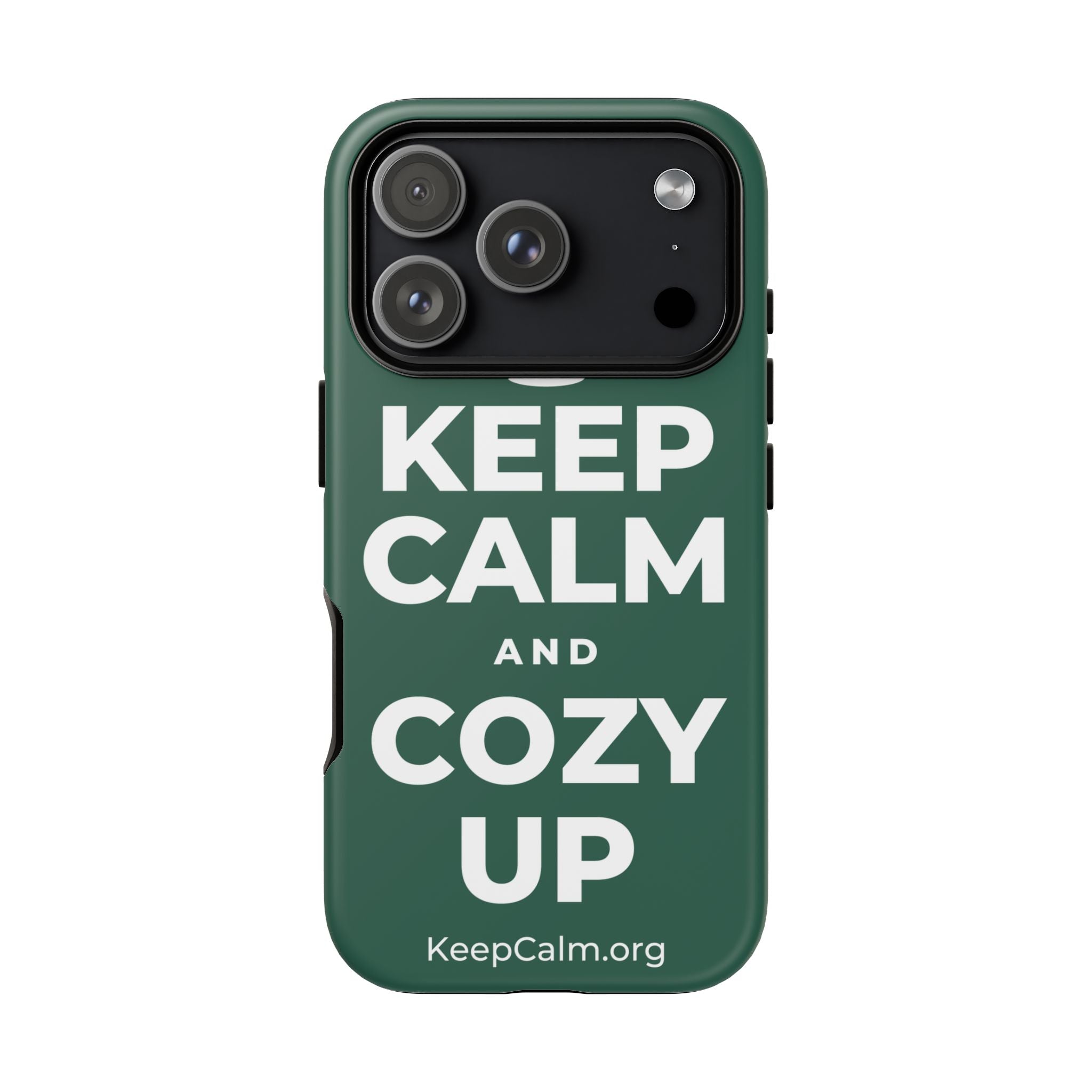 KEEP CALM AND COZY UP Phone Case