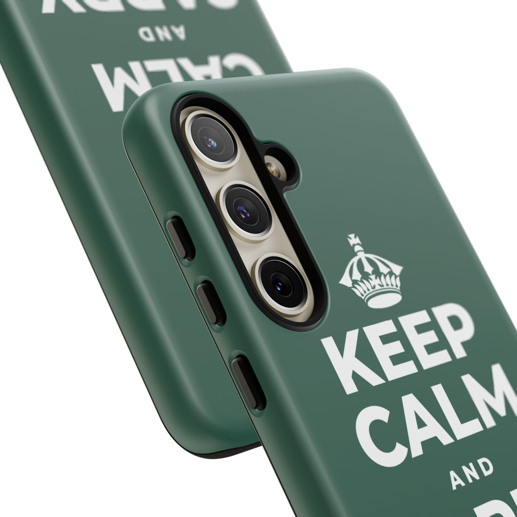 KEEP CALM AND CARRY LIGHT Phone Case