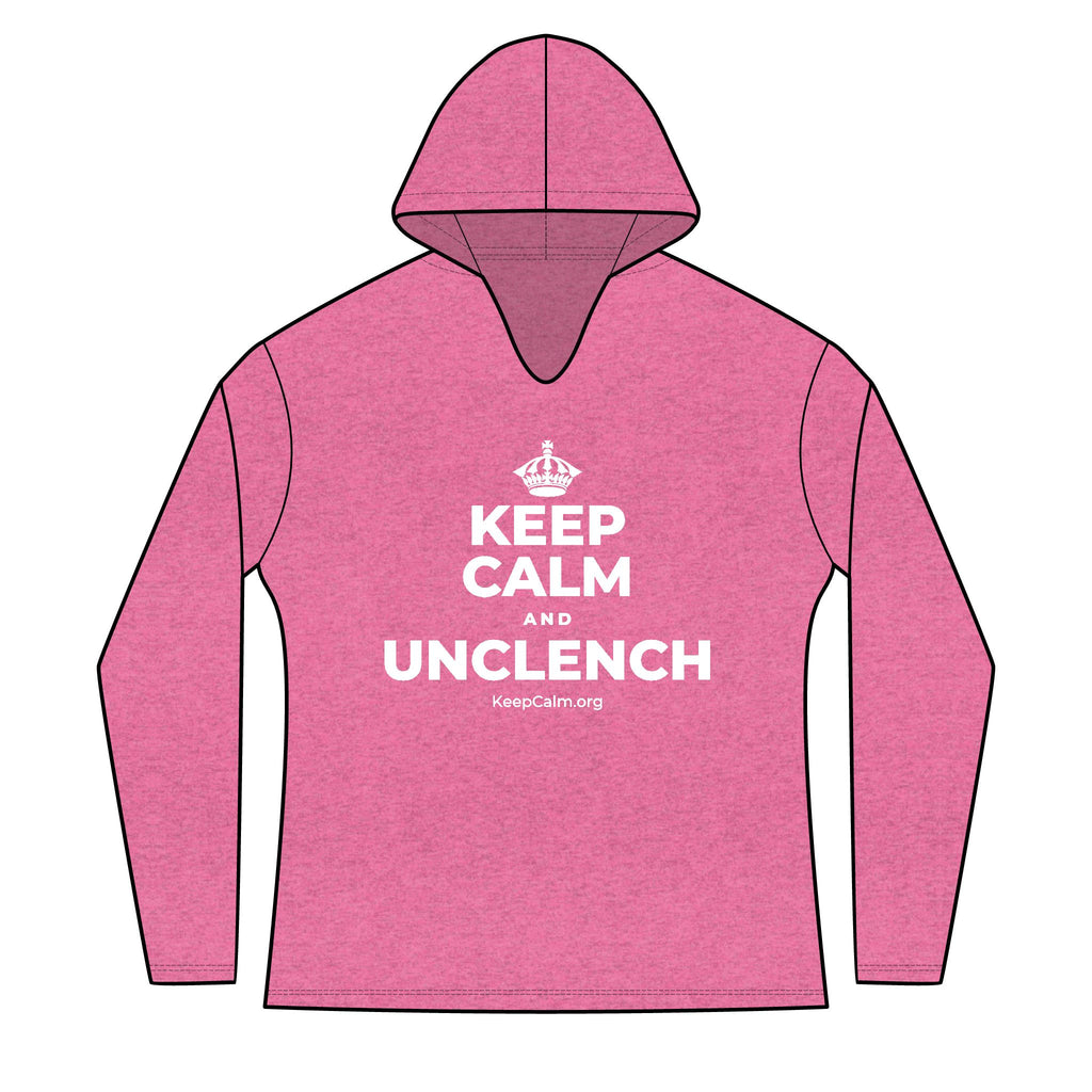 KEEP CALM AND UNCLENCH Women's Long Sleeve Hoodie