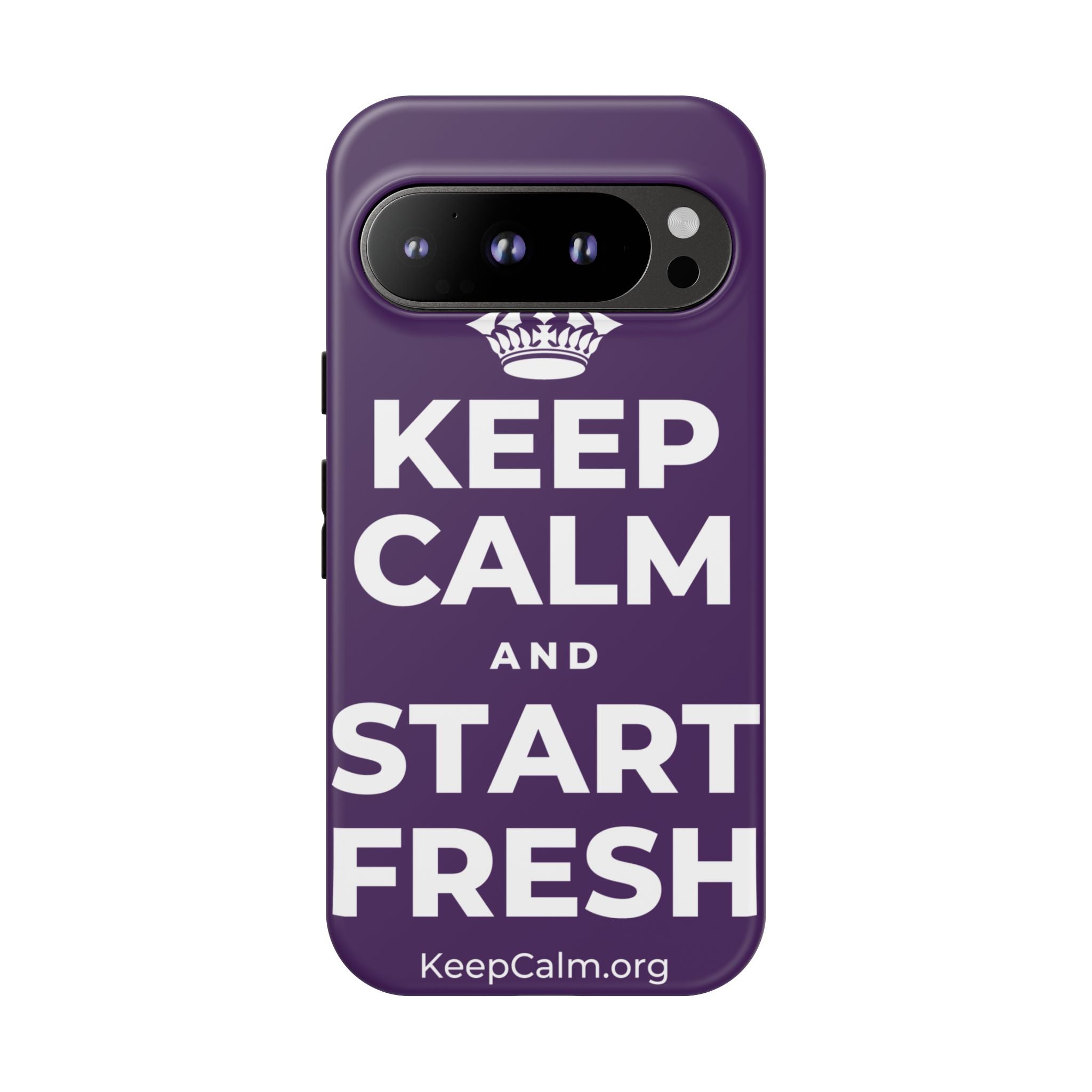 KEEP CALM AND START FRESH Phone Case