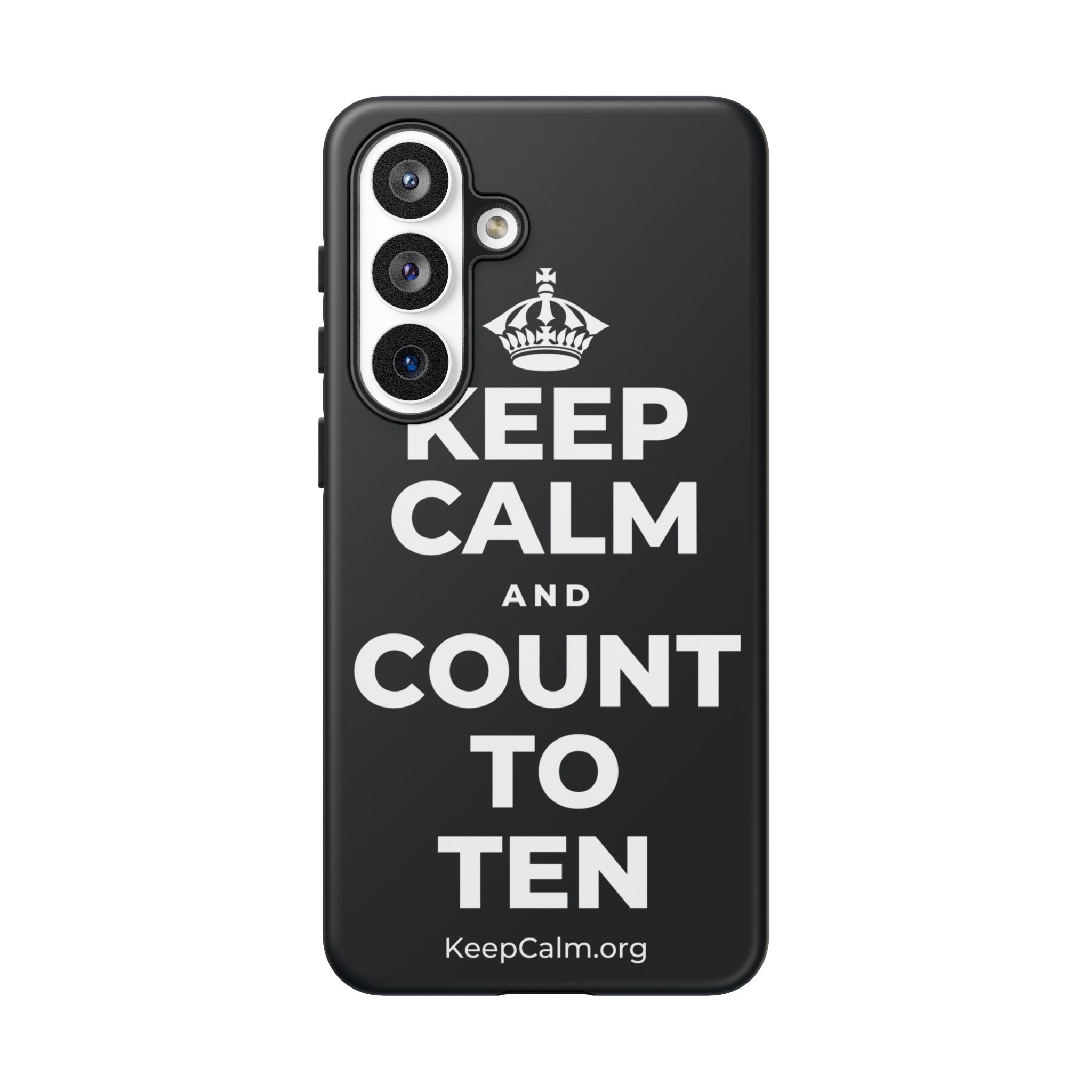 KEEP CALM AND COUNT TO TEN Phone Case (Dark)