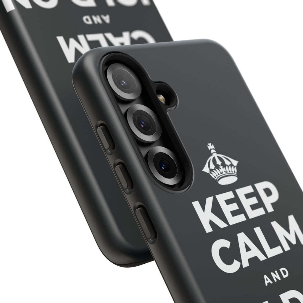KEEP CALM AND HOLD ON TO HOPE Phone Case (Dark)