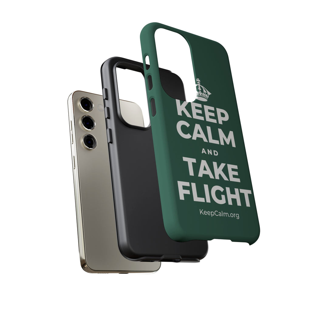 KEEP CALM AND TAKE FLIGHT Phone Case