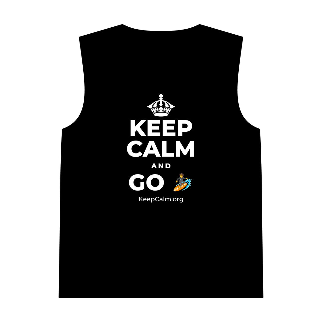 KEEP CALM AND GO 🏄 Tank Top
