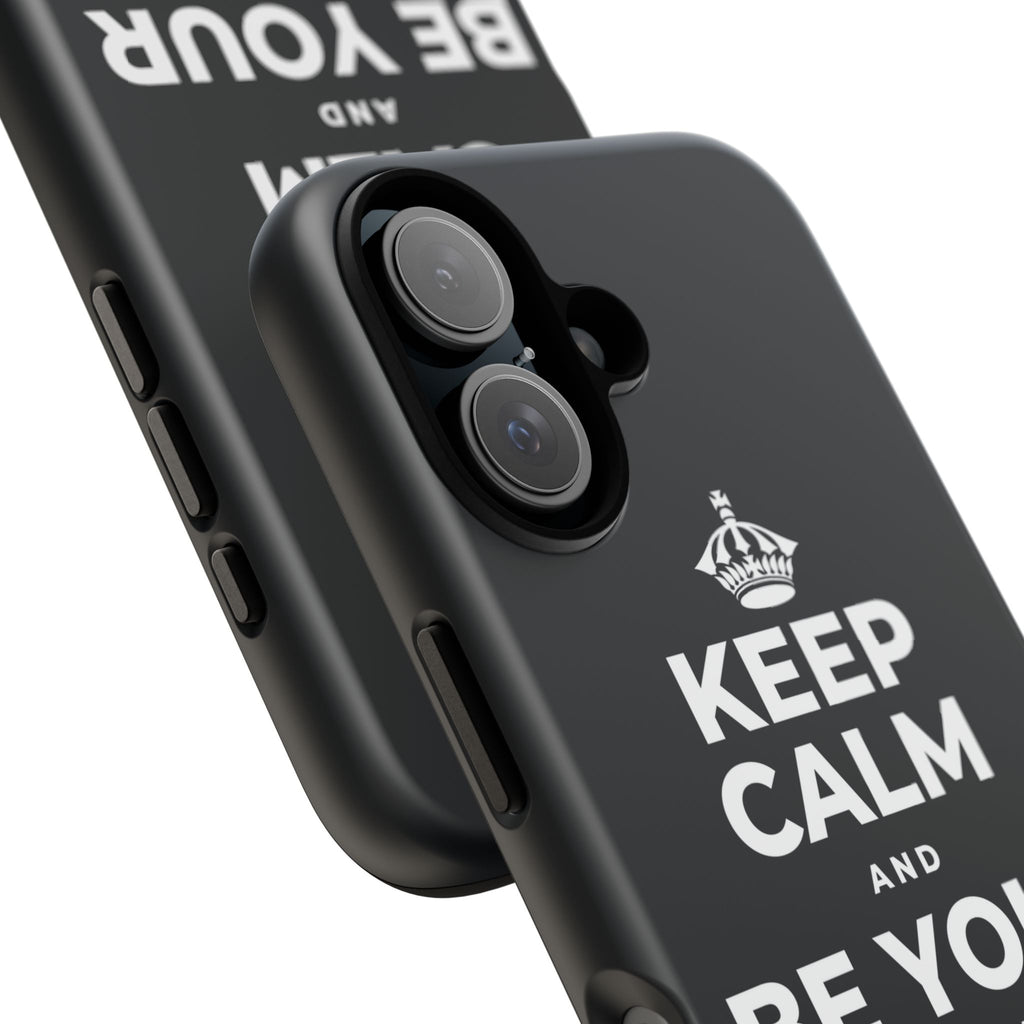 KEEP CALM AND BE YOUR OWN VALENTINE Phone Case (Dark)