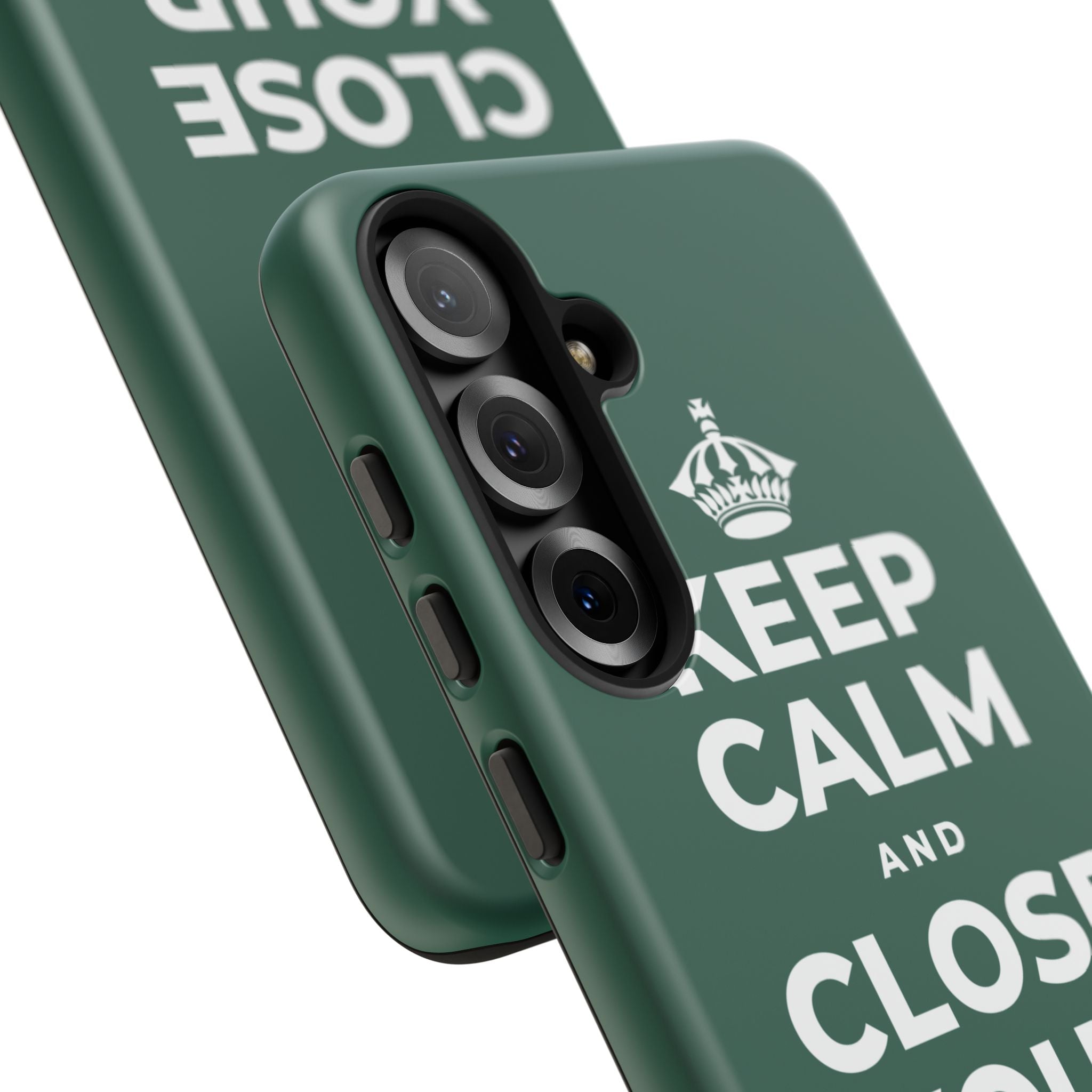 KEEP CALM AND CLOSE YOUR EYES A MOMENT Phone Case