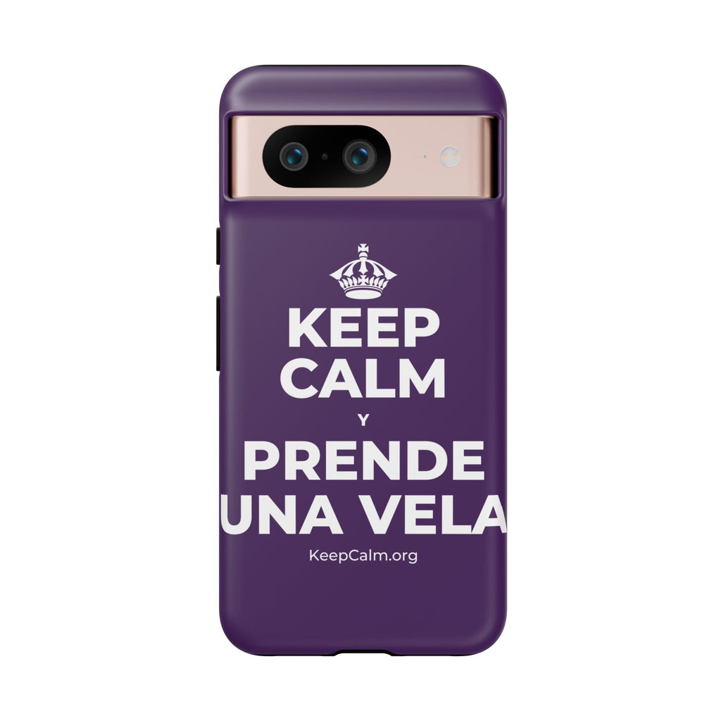 KEEP CALM Y PRENDE UNA VELA Phone Case