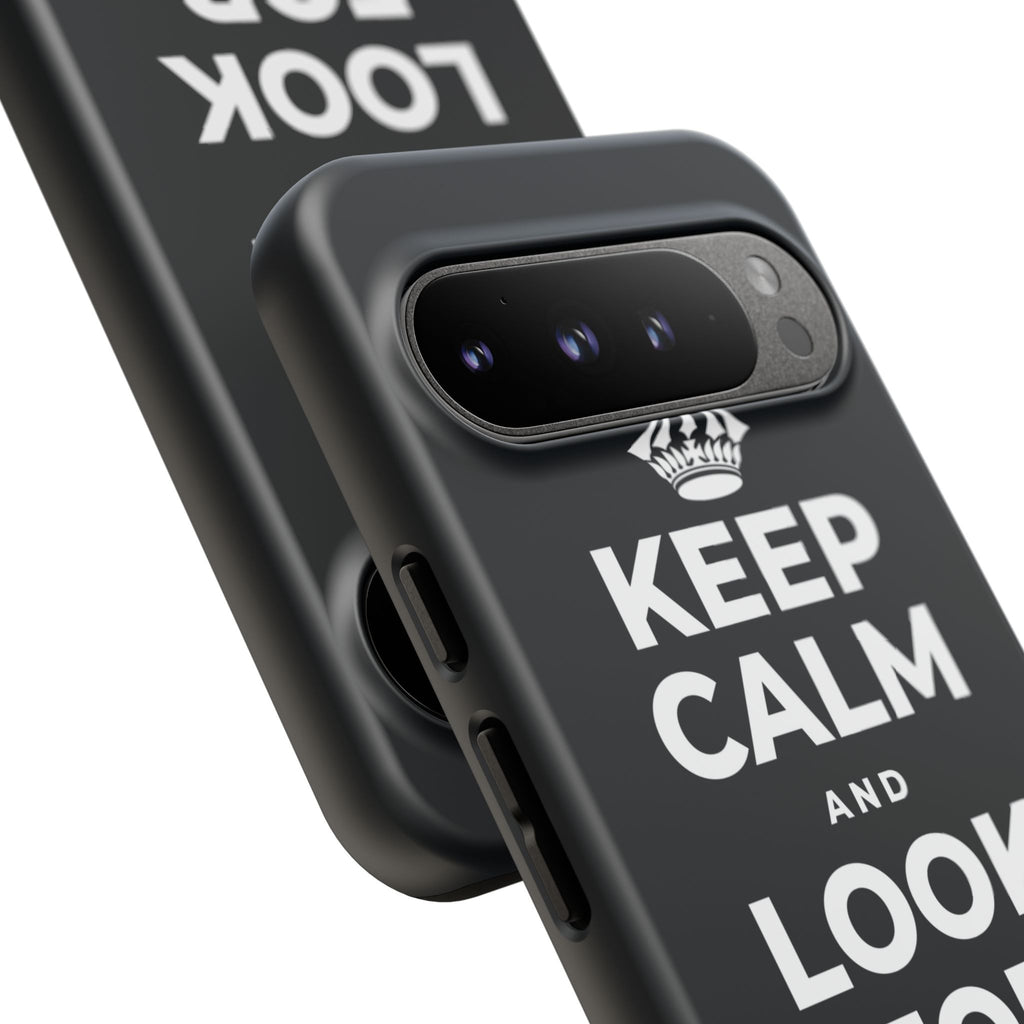 KEEP CALM AND LOOK FOR THE LIGHT Phone Case (Dark)