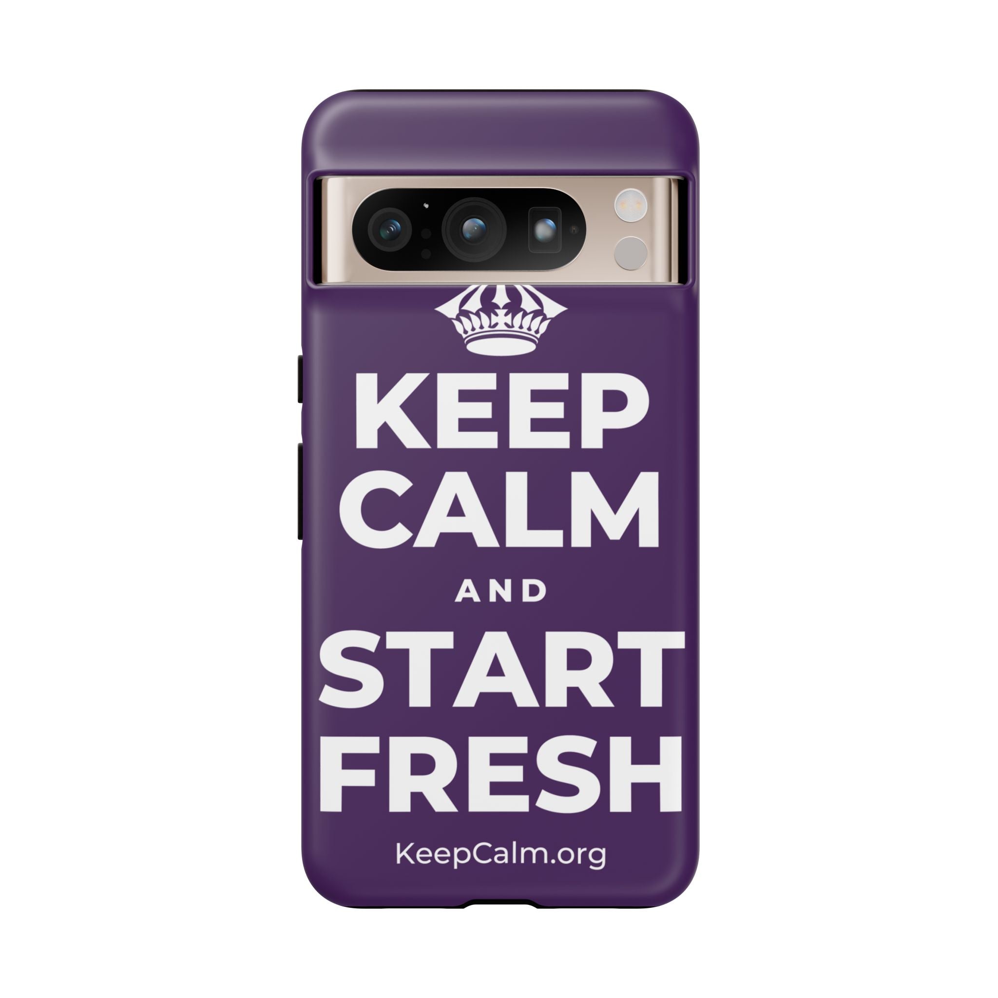 KEEP CALM AND START FRESH Phone Case